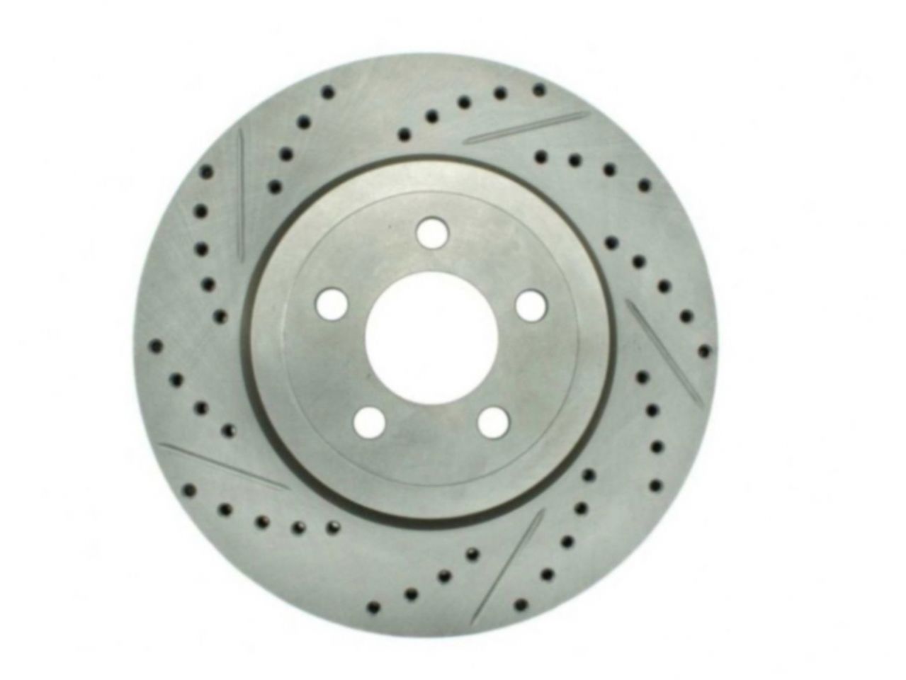 StopTech Select Sport Drilled And Slotted Brake Rotor; Front Right