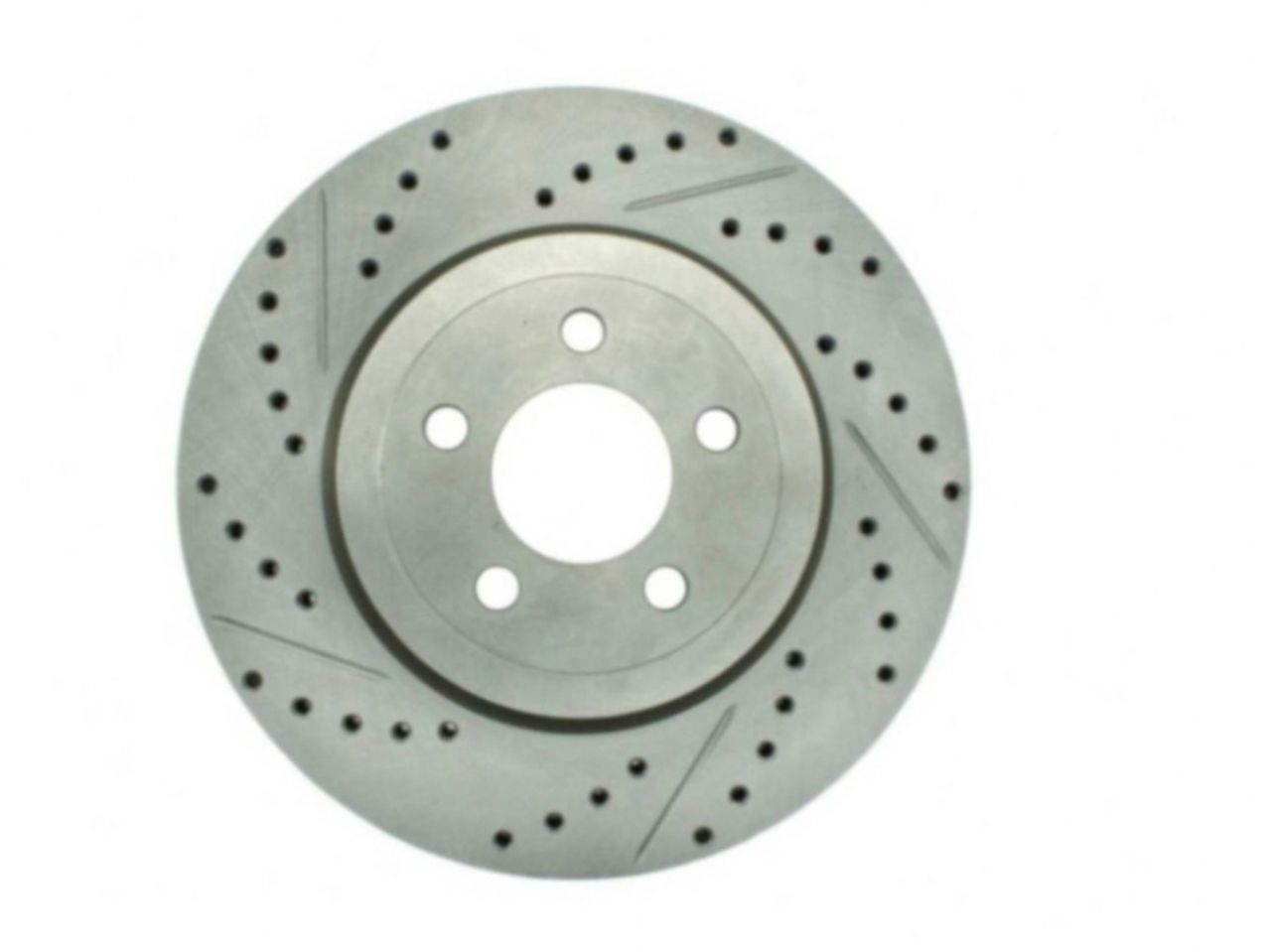 StopTech Select Sport Drilled And Slotted Brake Rotor; Front Right