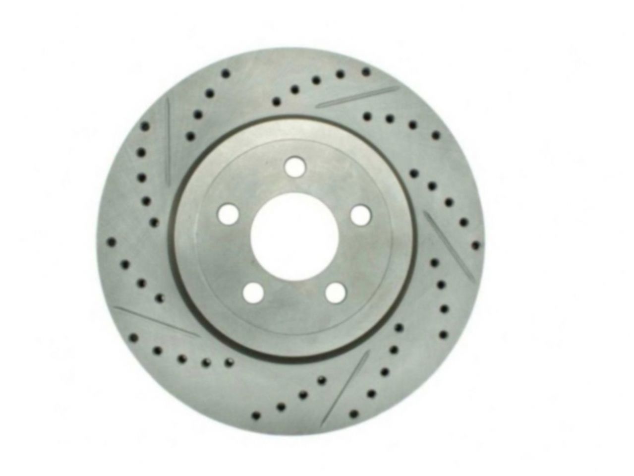 StopTech Select Sport Drilled And Slotted Brake Rotor; Front Right