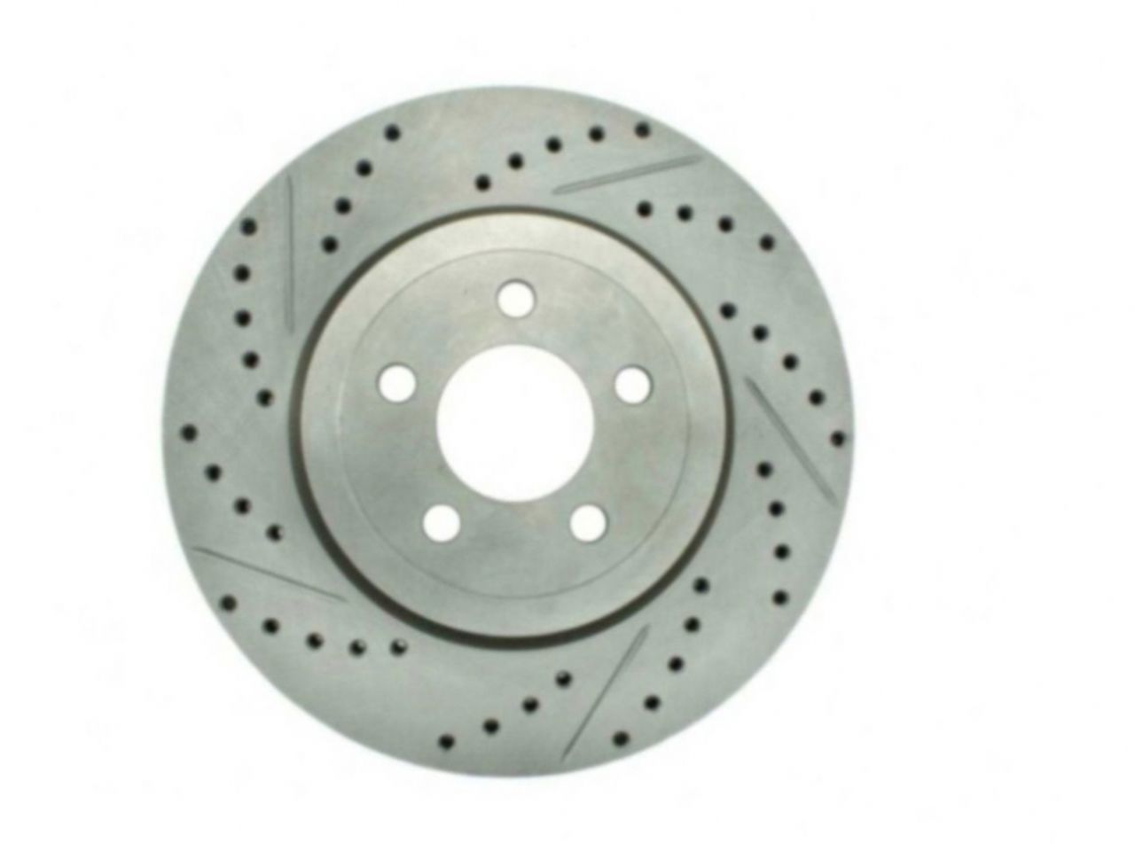 StopTech Select Sport Drilled And Slotted Brake Rotor; Front Right