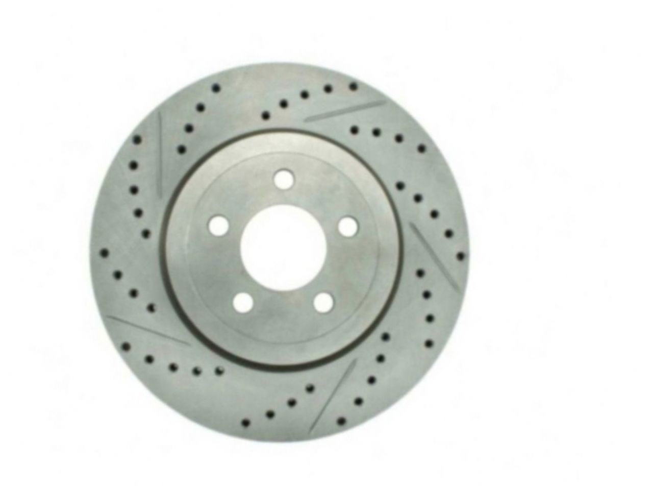 StopTech Select Sport Drilled And Slotted Brake Rotor; Front Right