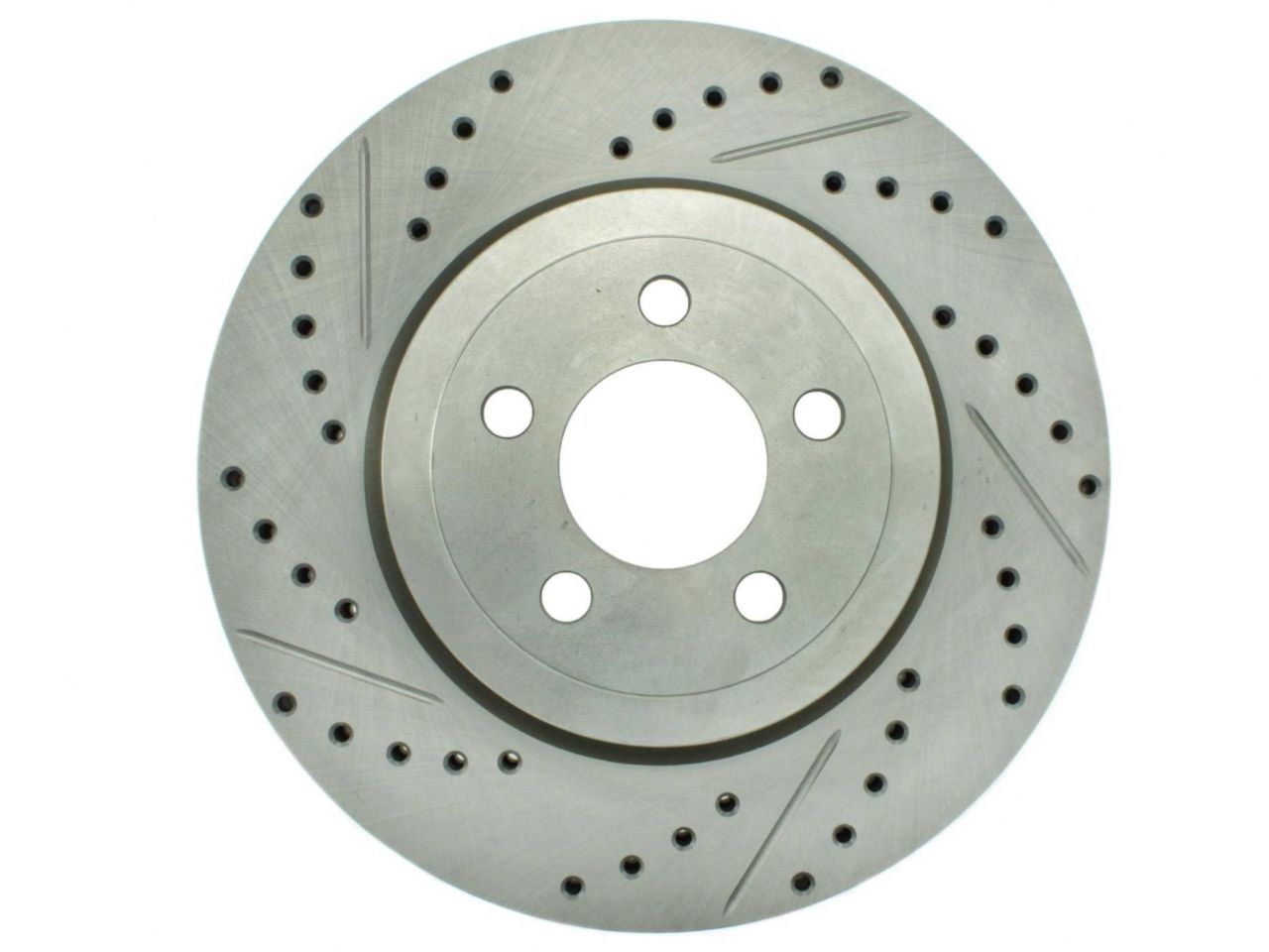 StopTech Select Sport Drilled And Slotted Brake Rotor;Front And Rear Right