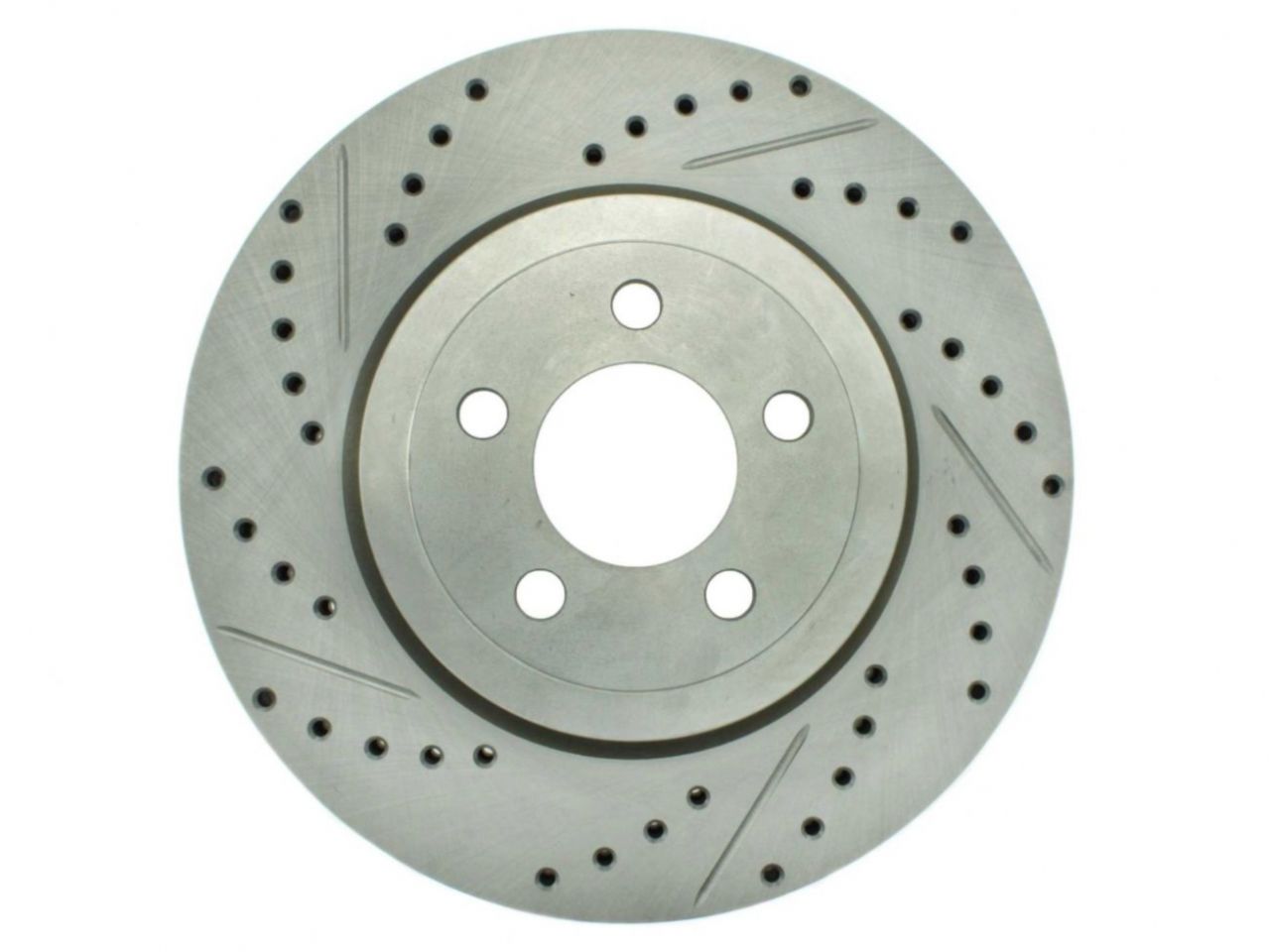 StopTech Select Sport Drilled And Slotted Brake Rotor;Front And Rear Right