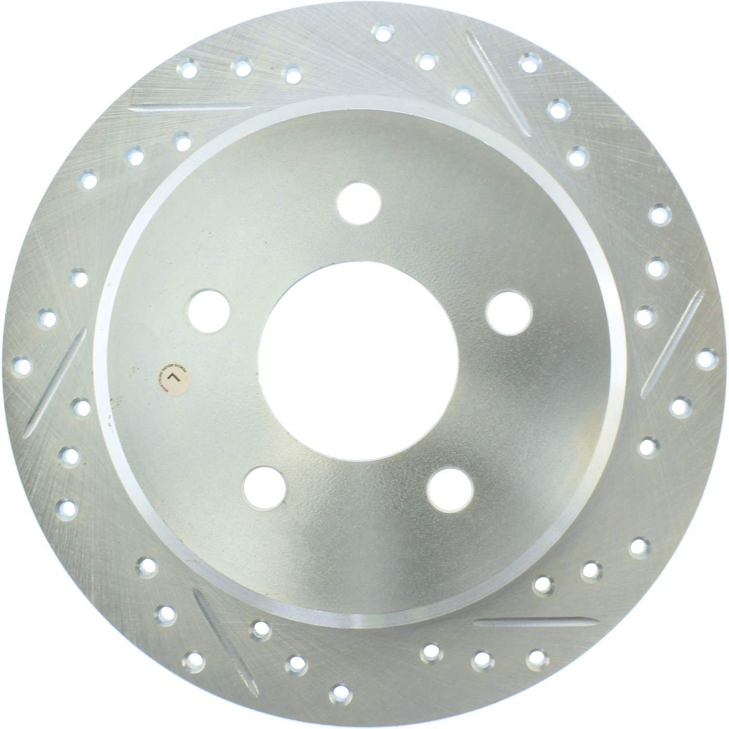 StopTech Select Sport Drilled and Slotted Brake Rotor Rear Left  top view frsport 227.65052L