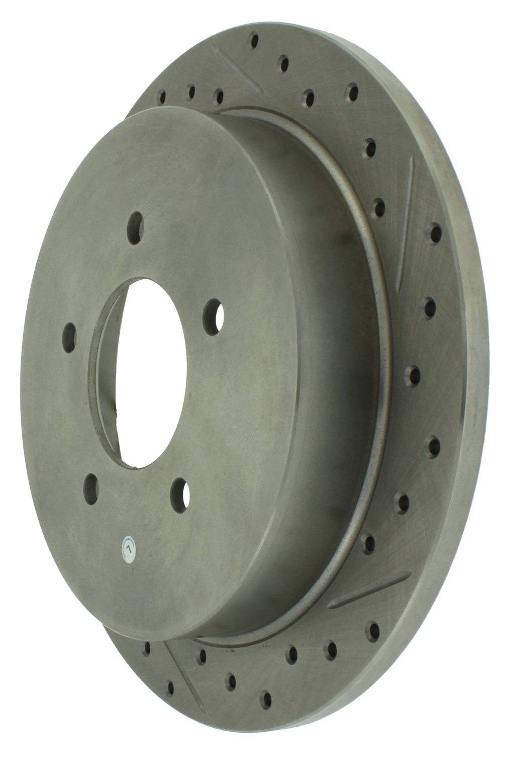 stoptech select sport drilled and slotted brake rotor rear left  frsport 227.65059l