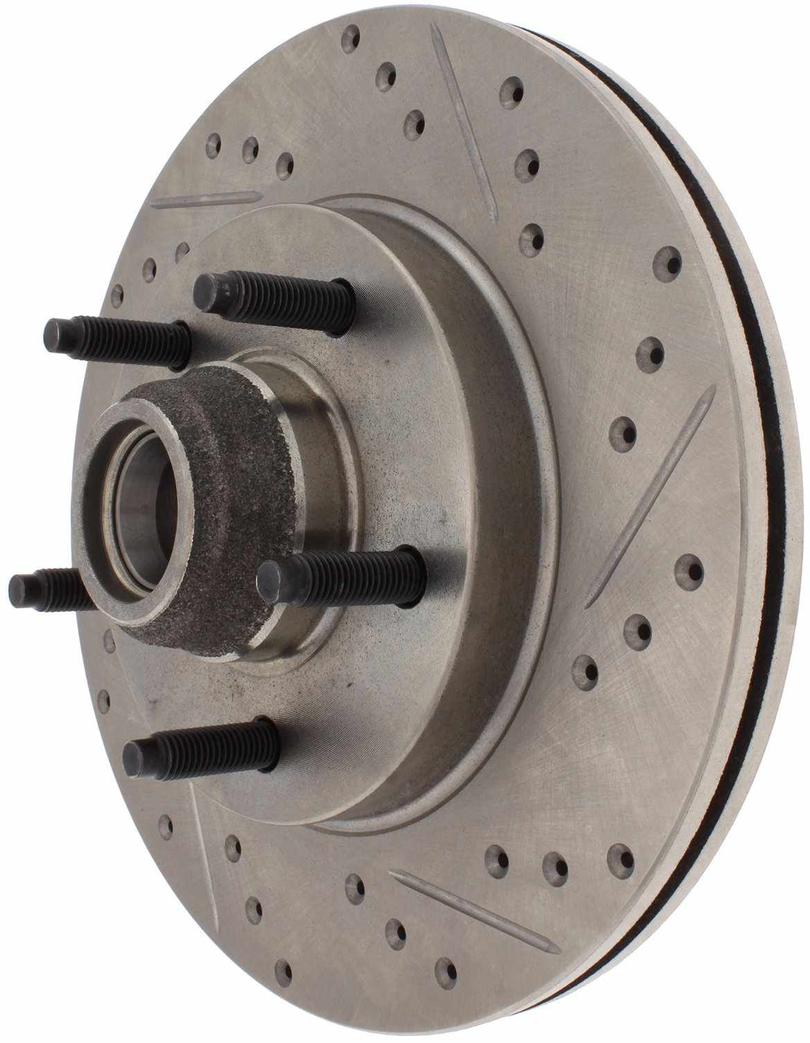 stoptech select sport drilled and slotted brake rotor front left  frsport 227.65080l