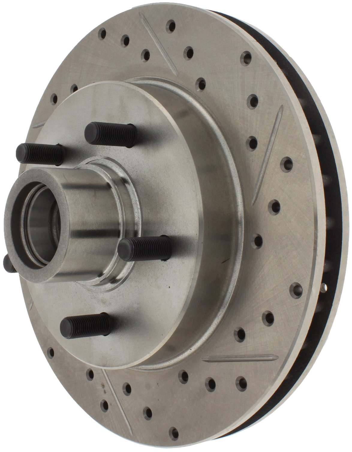 stoptech select sport drilled and slotted brake rotor front left  frsport 227.66011l