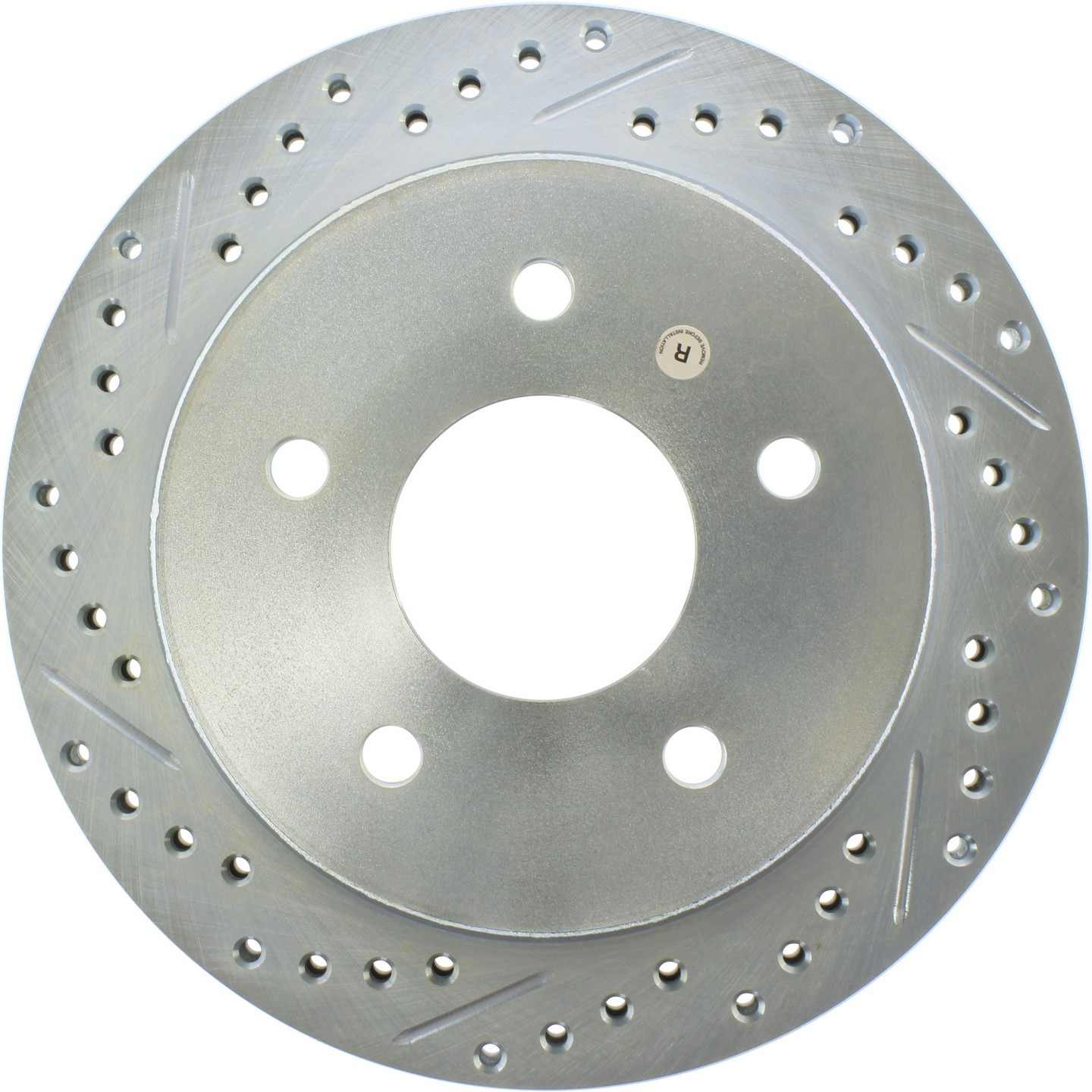 StopTech Select Sport Drilled and Slotted Brake Rotor Rear Right  top view frsport 227.66036R