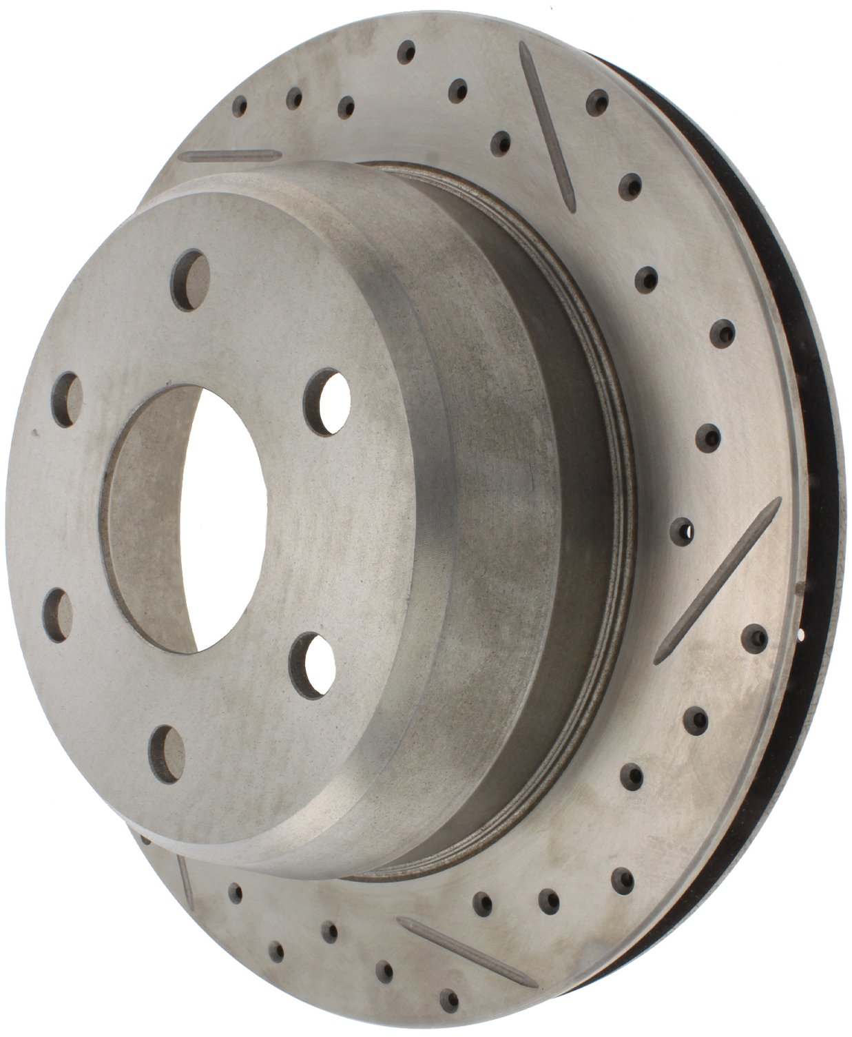 stoptech select sport drilled and slotted brake rotor rear left  frsport 227.66045l