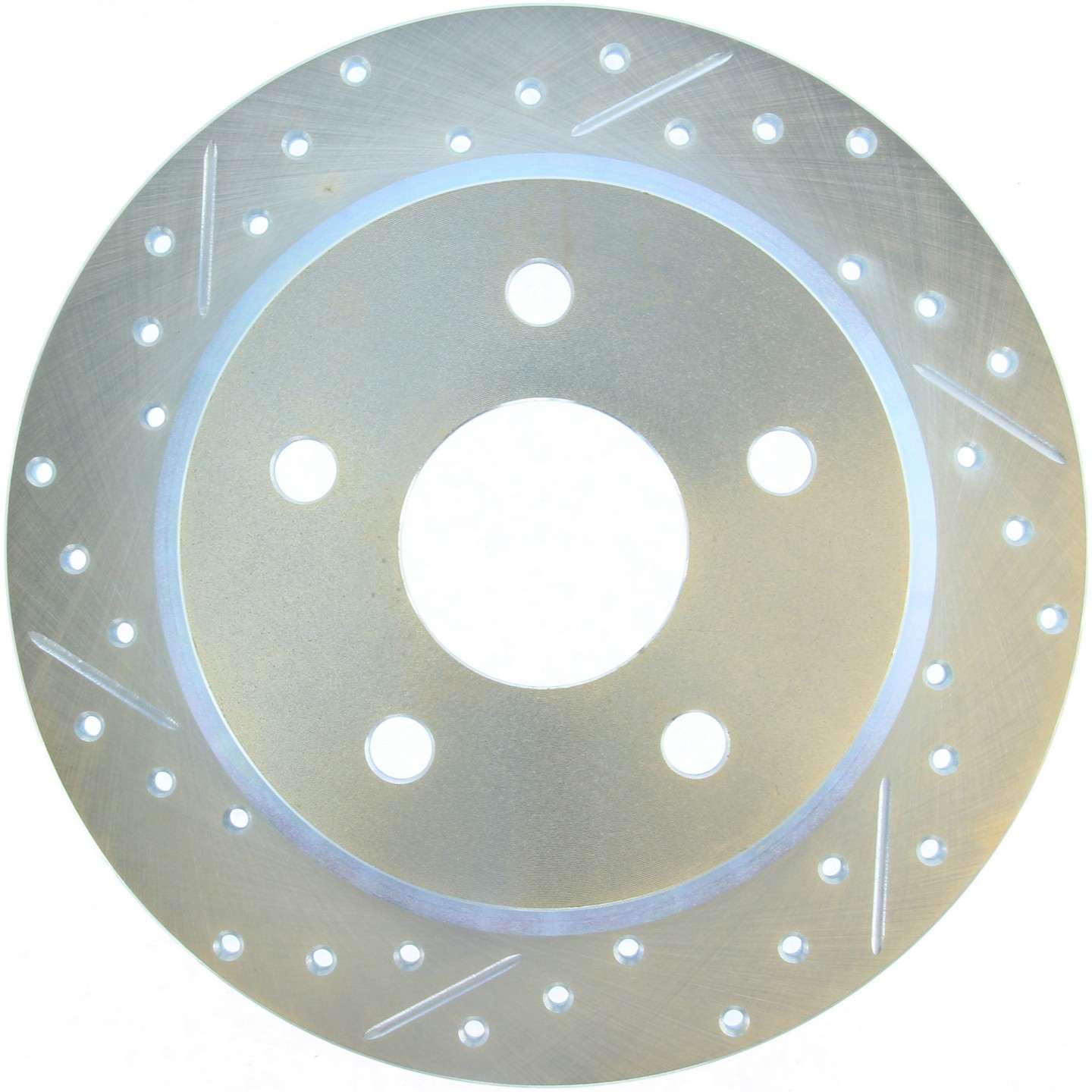 StopTech Select Sport Drilled and Slotted Brake Rotor Rear Right  top view frsport 227.67043R