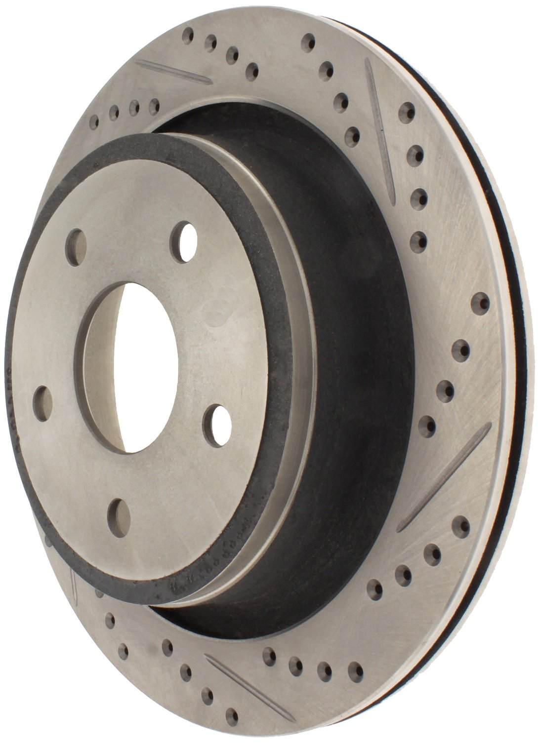 stoptech select sport drilled and slotted brake rotor rear left  frsport 227.67054l