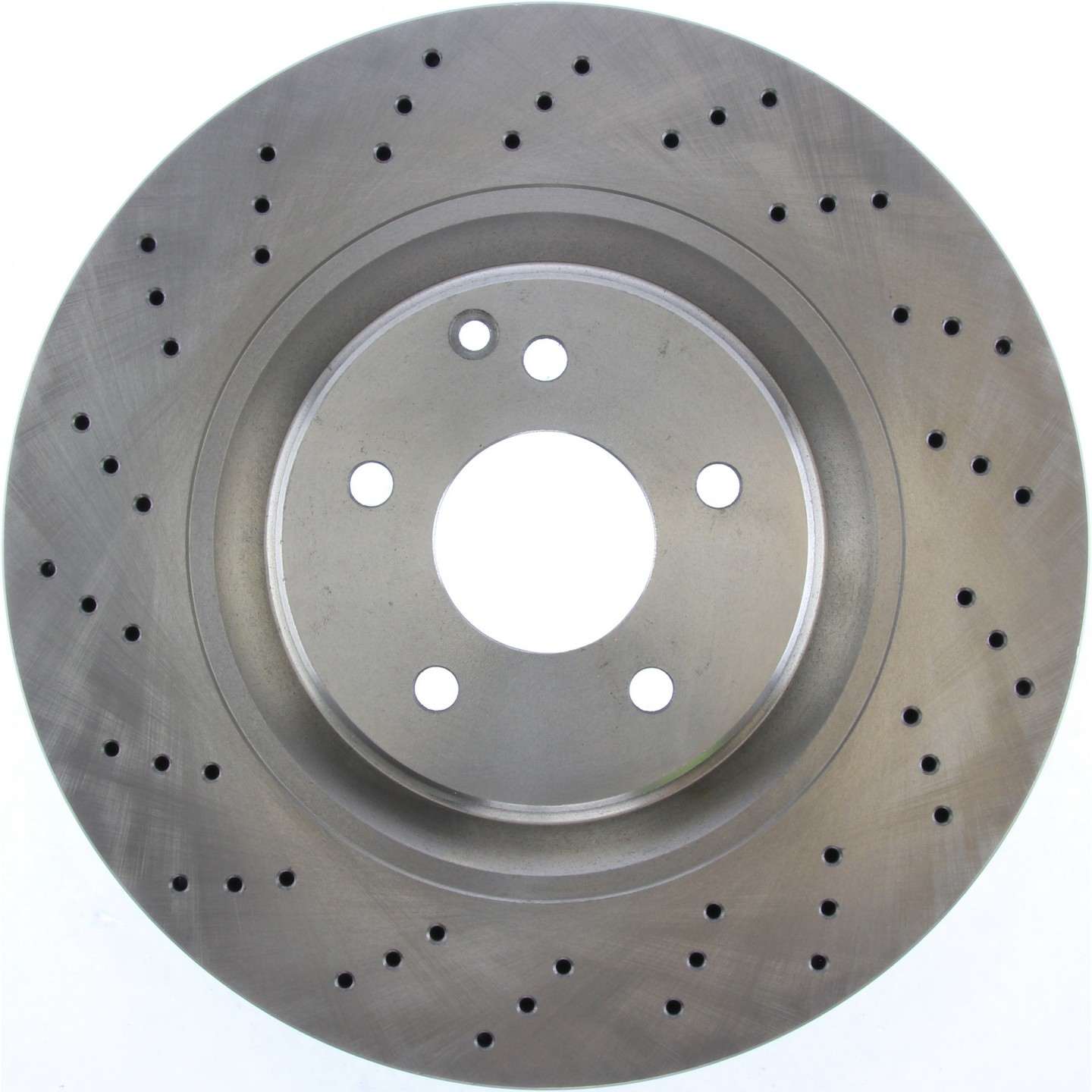 C-Tek Standard Drilled Brake Rotor  top view frsport 228.35052