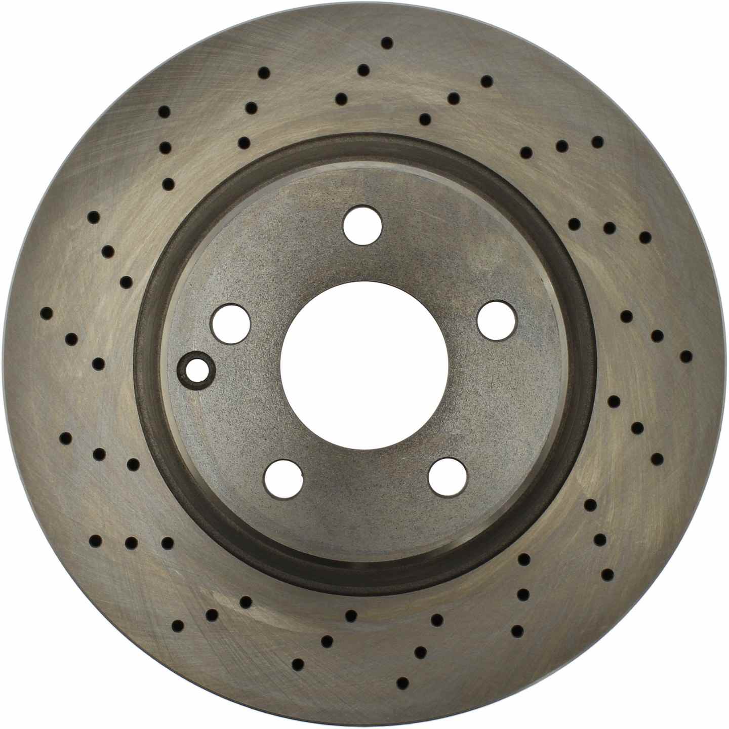 C-Tek Standard Drilled Brake Rotor  top view frsport 228.35064