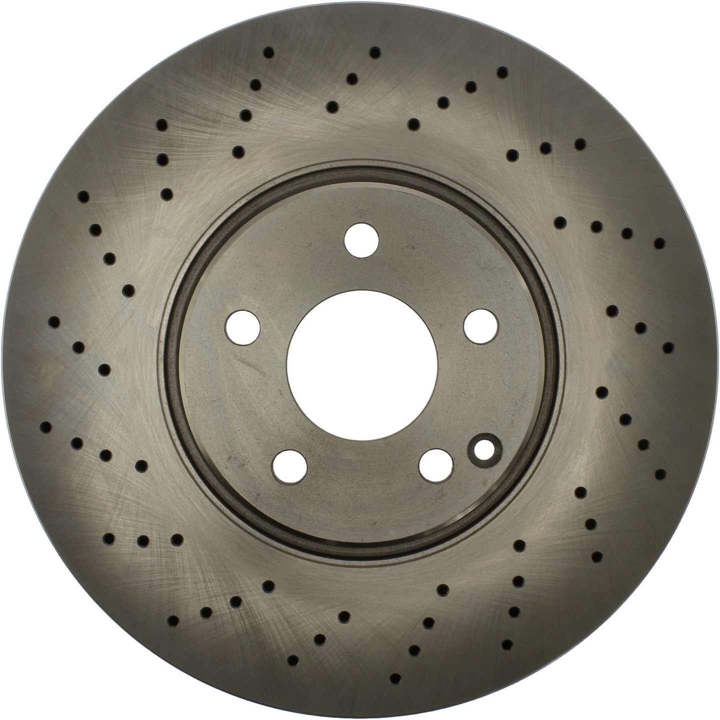 C-Tek Standard Drilled Brake Rotor  top view frsport 228.35069