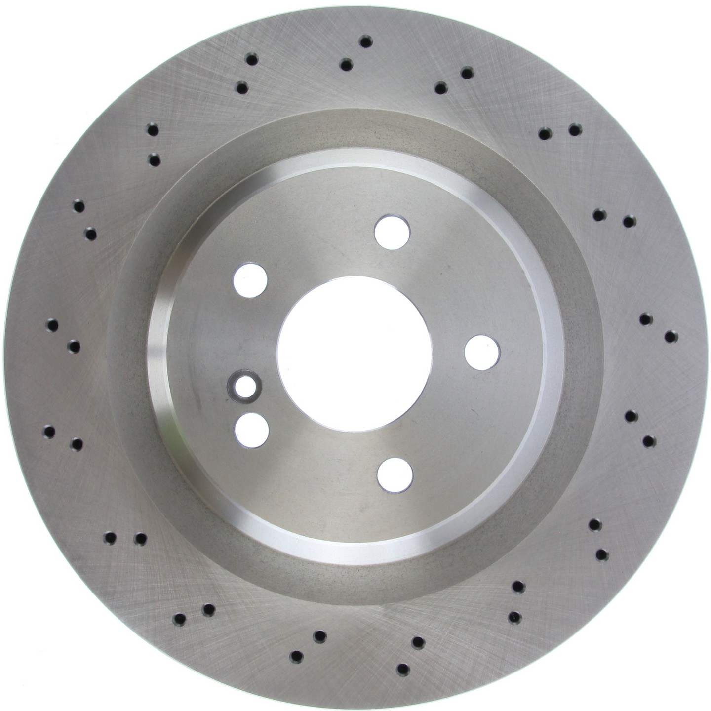 C-Tek Standard Drilled Brake Rotor  top view frsport 228.35076