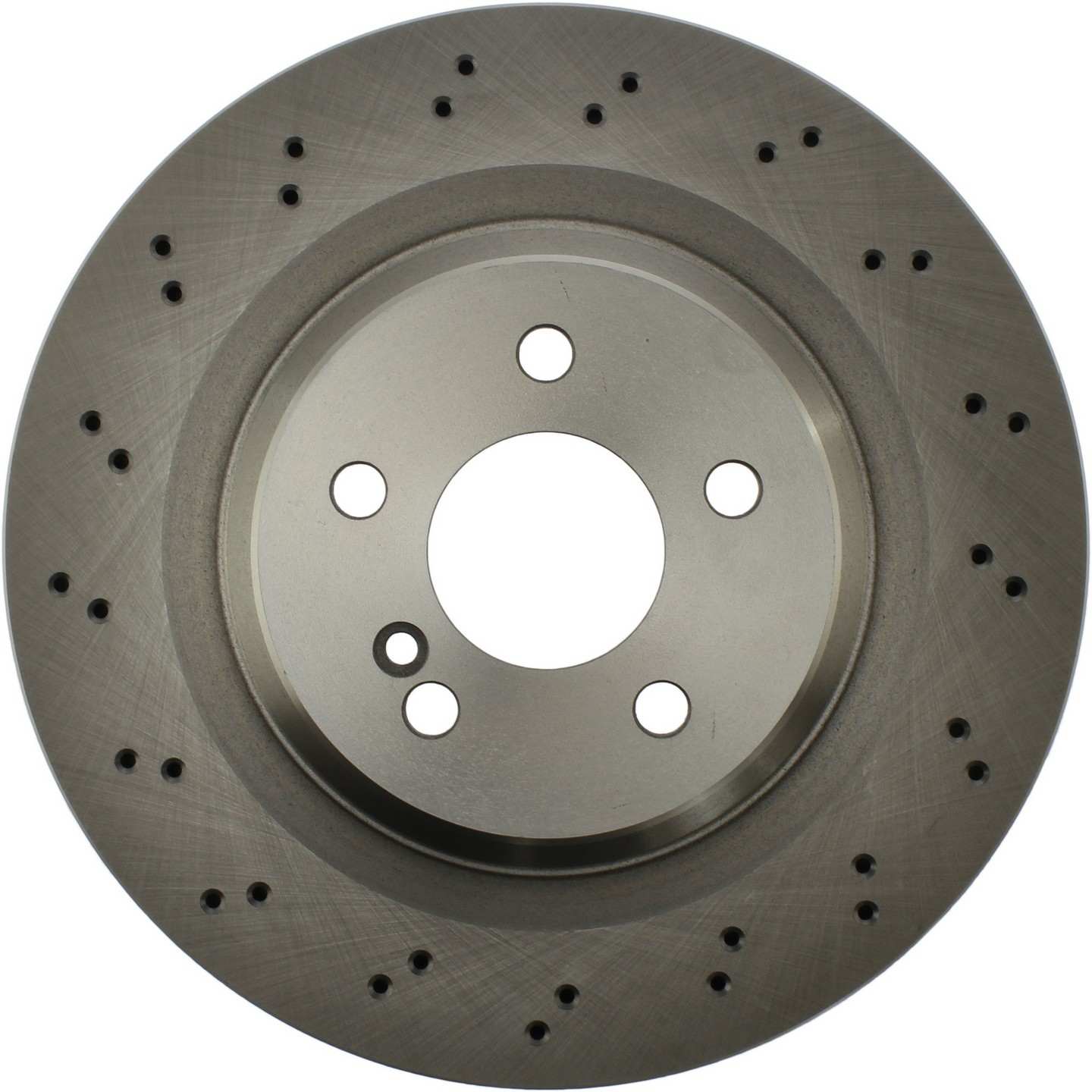 C-Tek Standard Drilled Brake Rotor  top view frsport 228.35077