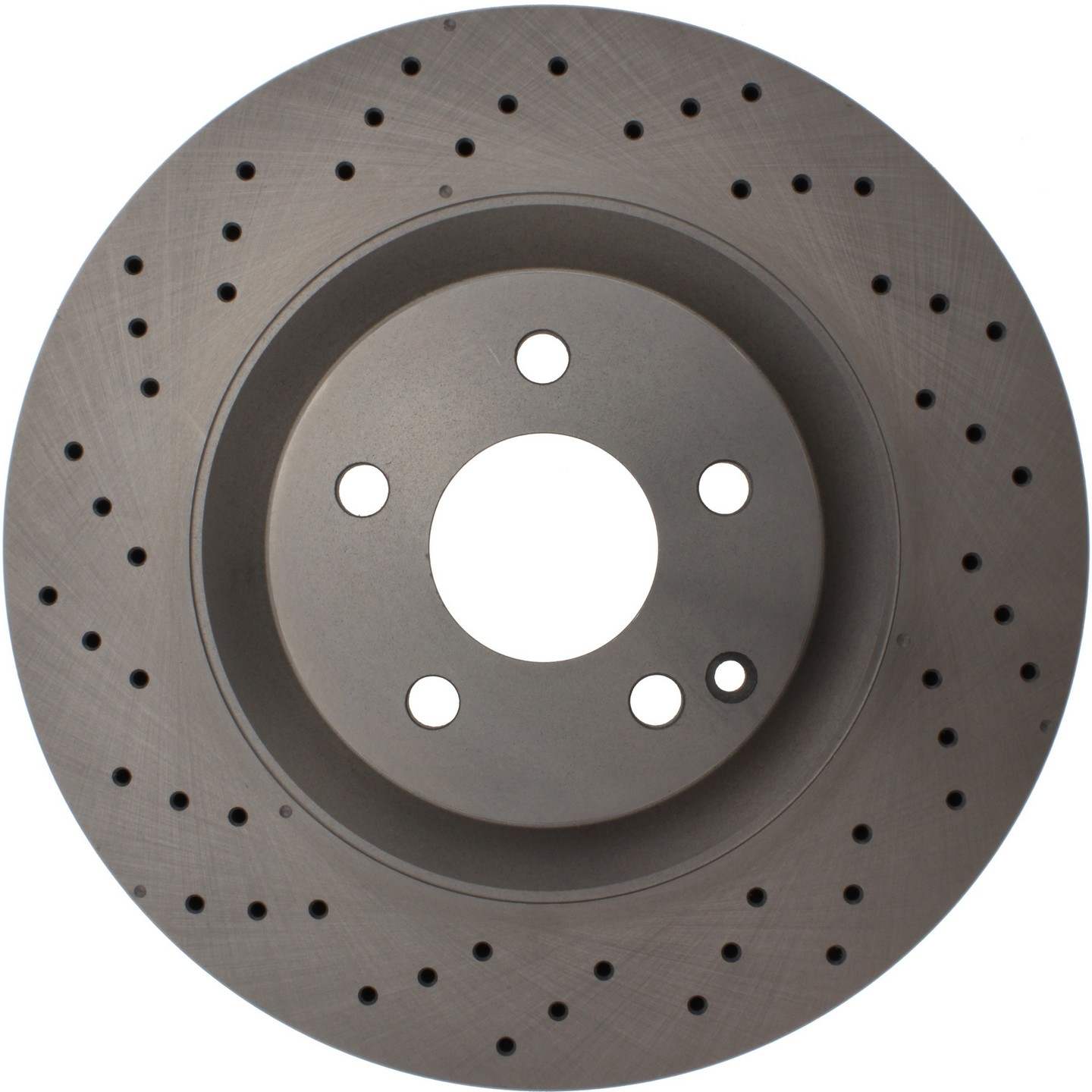 C-Tek Standard Drilled Brake Rotor  top view frsport 228.35095