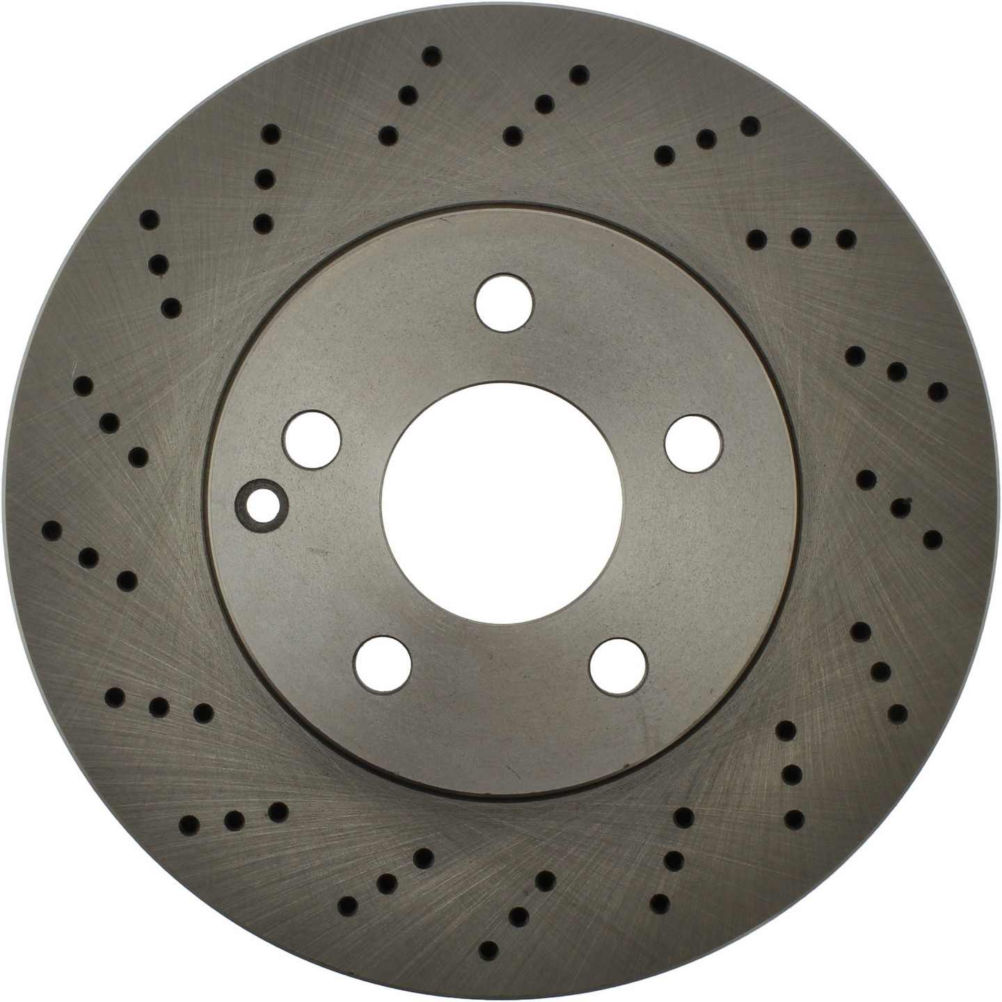 C-Tek Standard Drilled Brake Rotor  top view frsport 228.35109