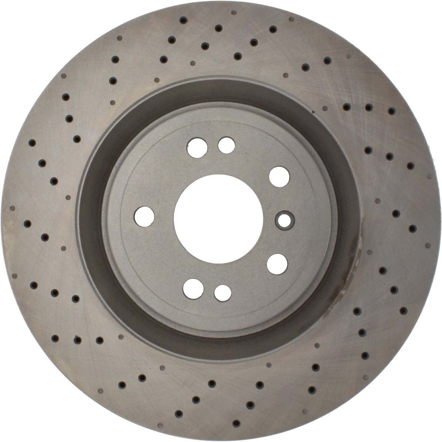 C-Tek Standard Drilled Brake Rotor  top view frsport 228.35126