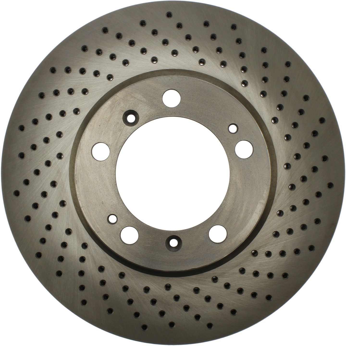 C-Tek Standard Drilled Brake Rotor  top view frsport 228.37035