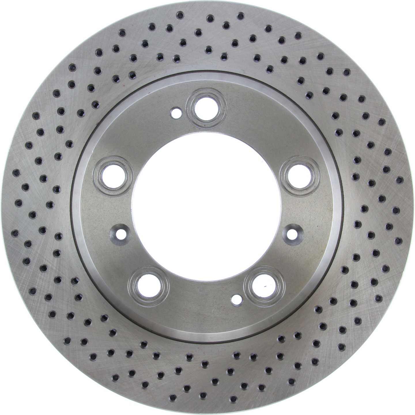 C-Tek Standard Drilled Brake Rotor  top view frsport 228.37041