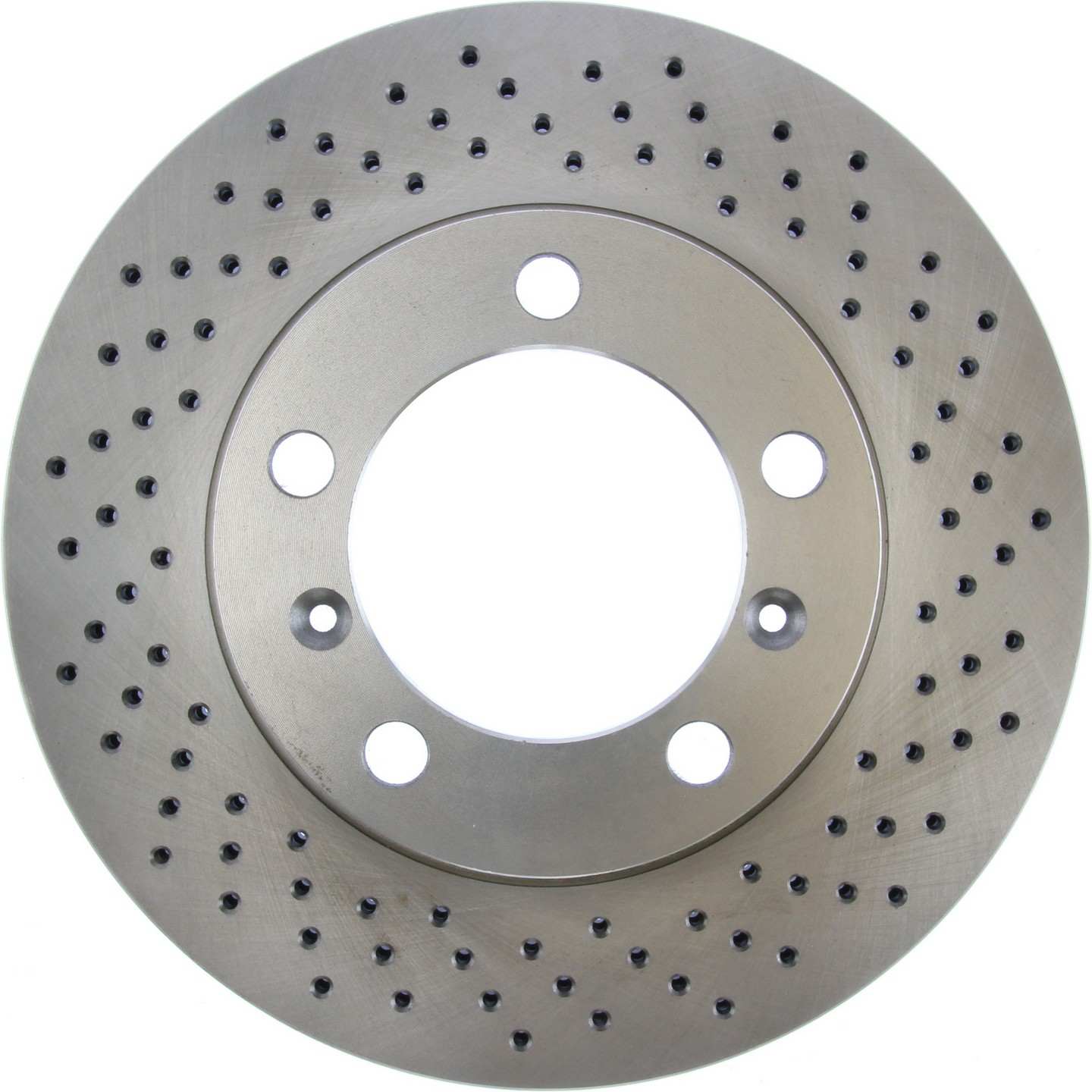 C-Tek Standard Drilled Brake Rotor  top view frsport 228.37045