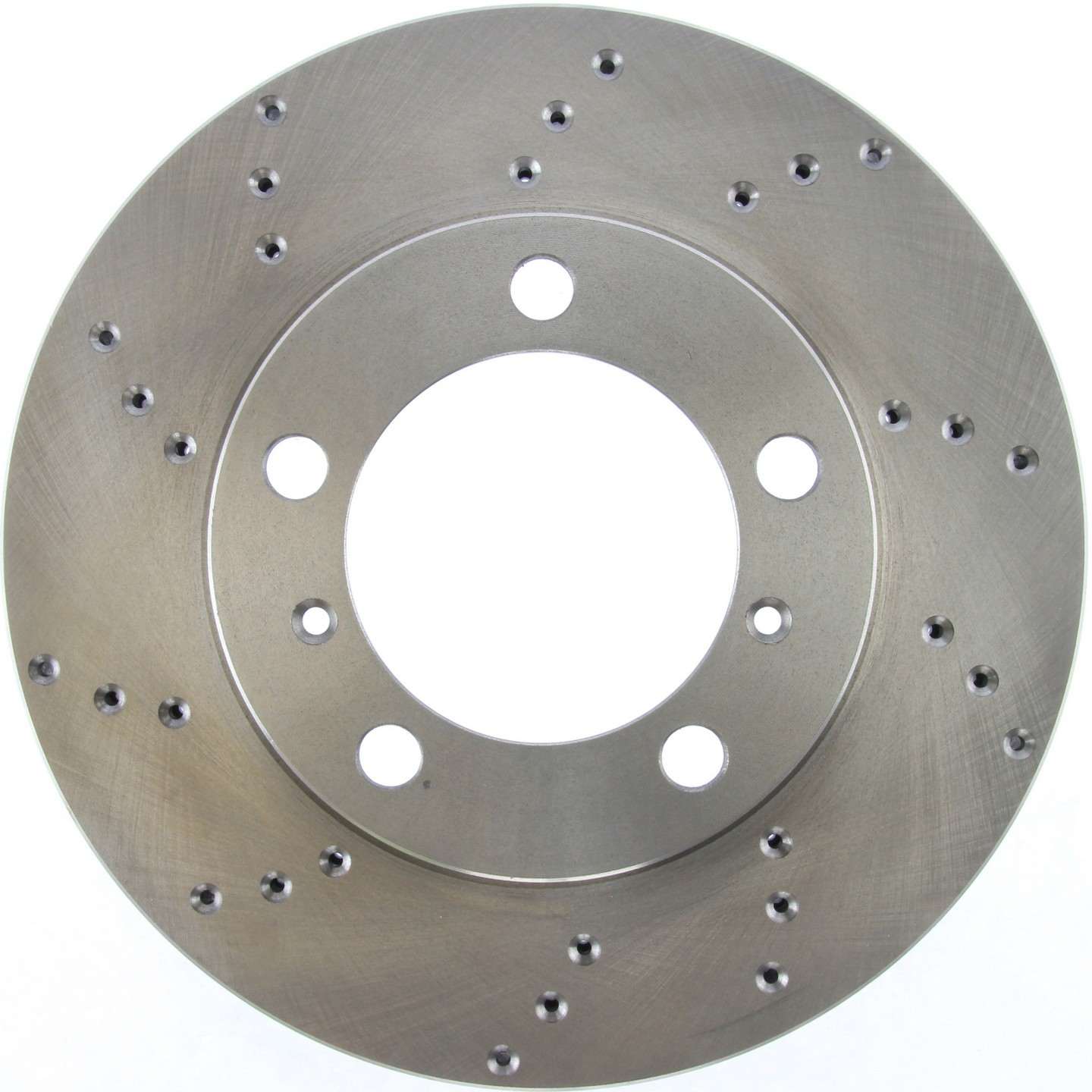 C-Tek Standard Drilled Brake Rotor  top view frsport 228.37046