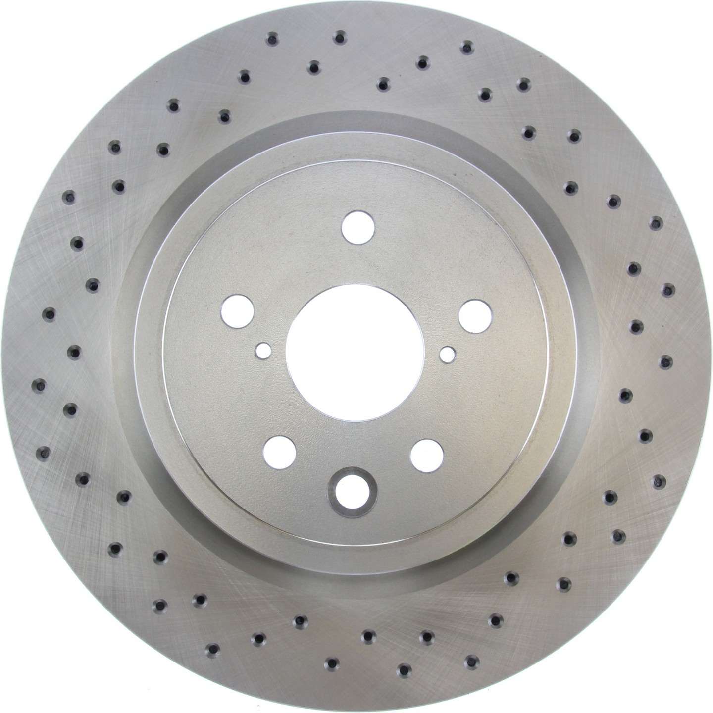 C-Tek Standard Drilled Brake Rotor  top view frsport 228.44163