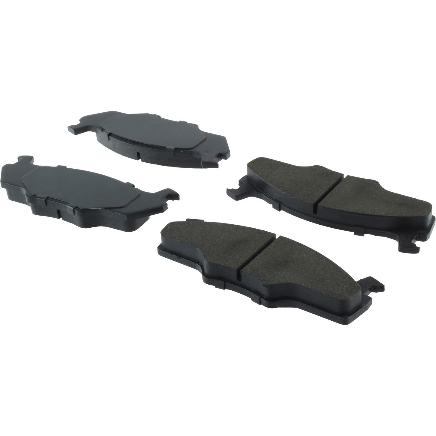 centric parts premium semi-metallic brake pads with shims  frsport 300.01580