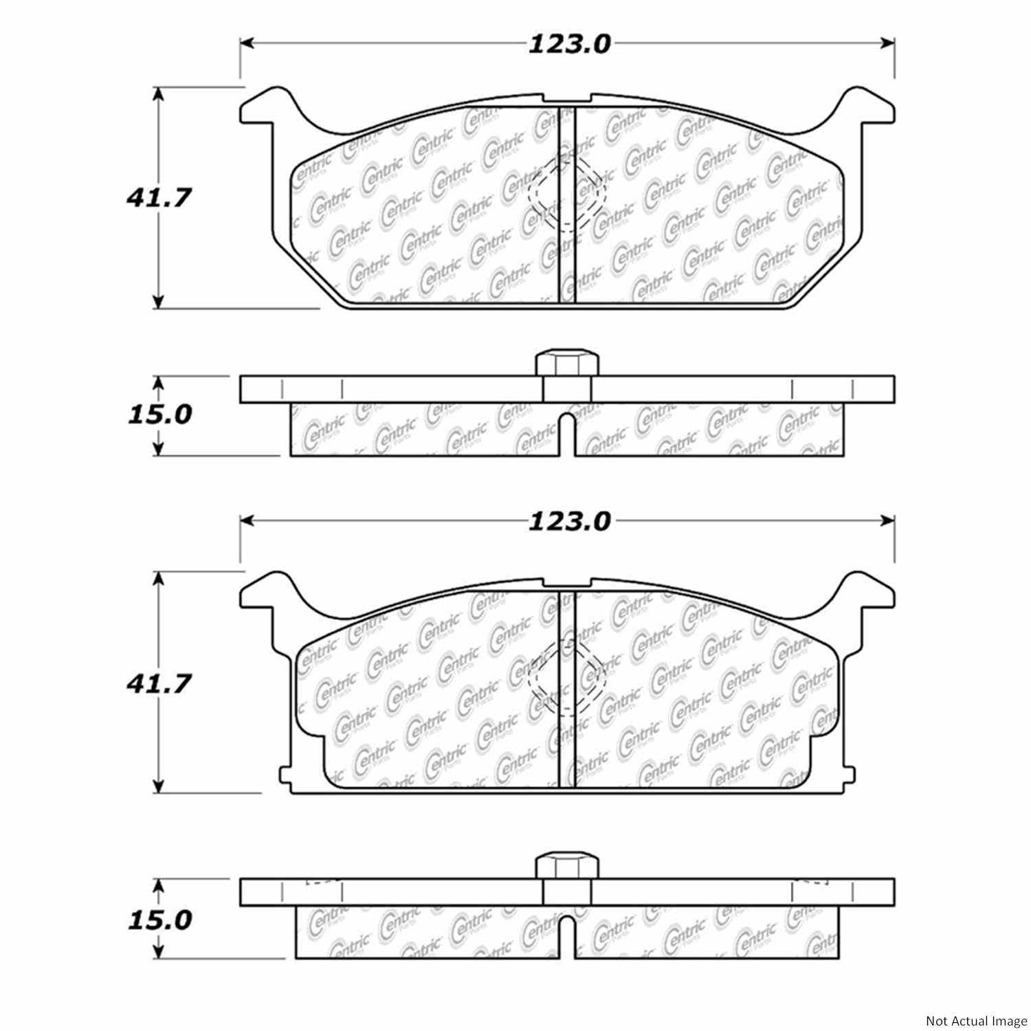 Stoptech Centric Centric Premium Brake Pads 300.02960