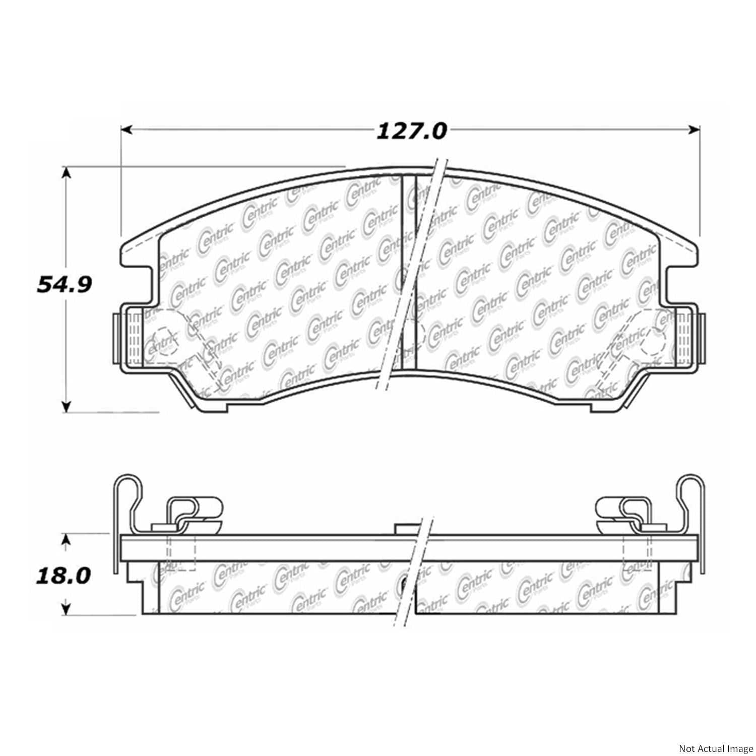 Stoptech Centric Centric Premium Brake Pads 300.03110