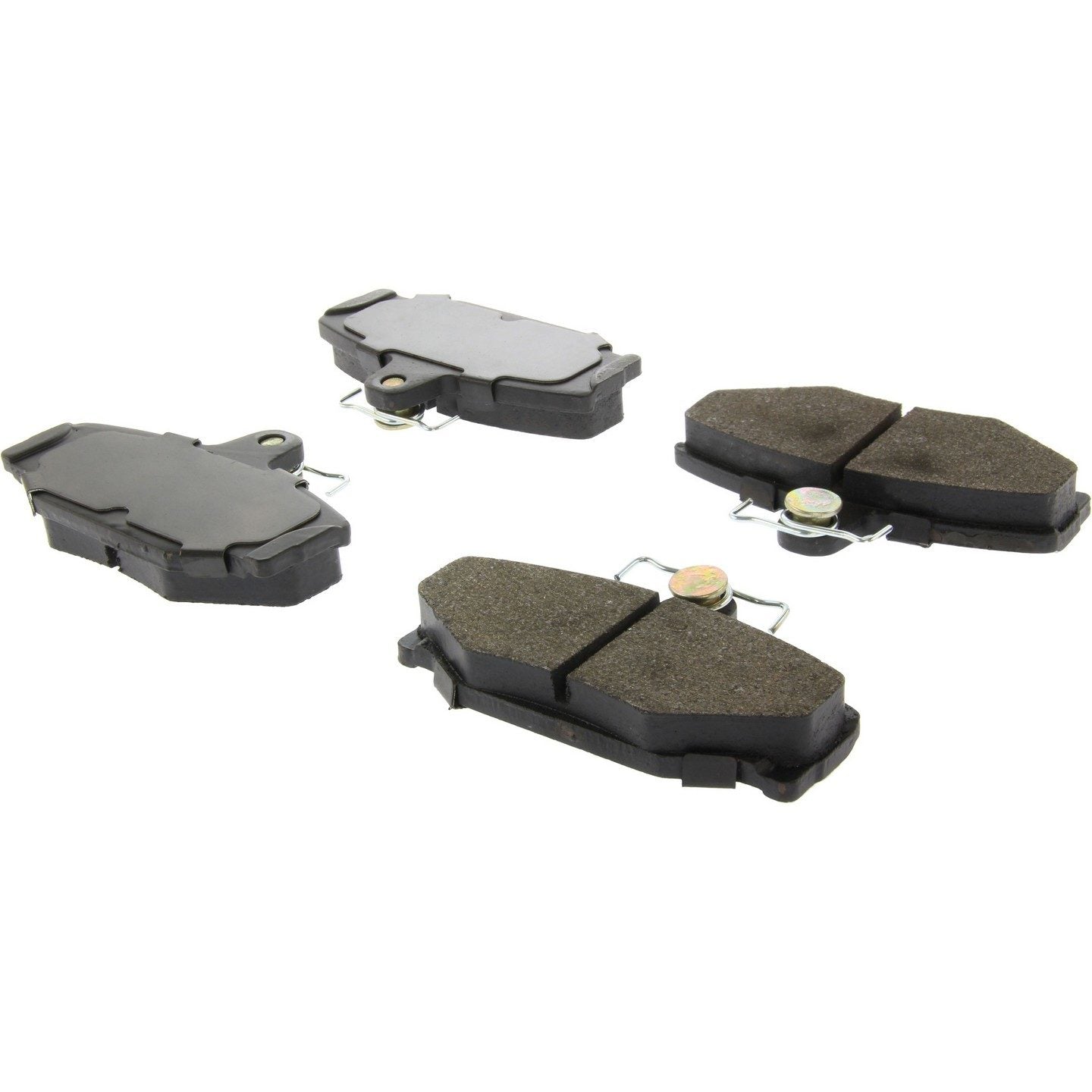 centric parts premium semi-metallic brake pads with shims and hardware  frsport 300.03910