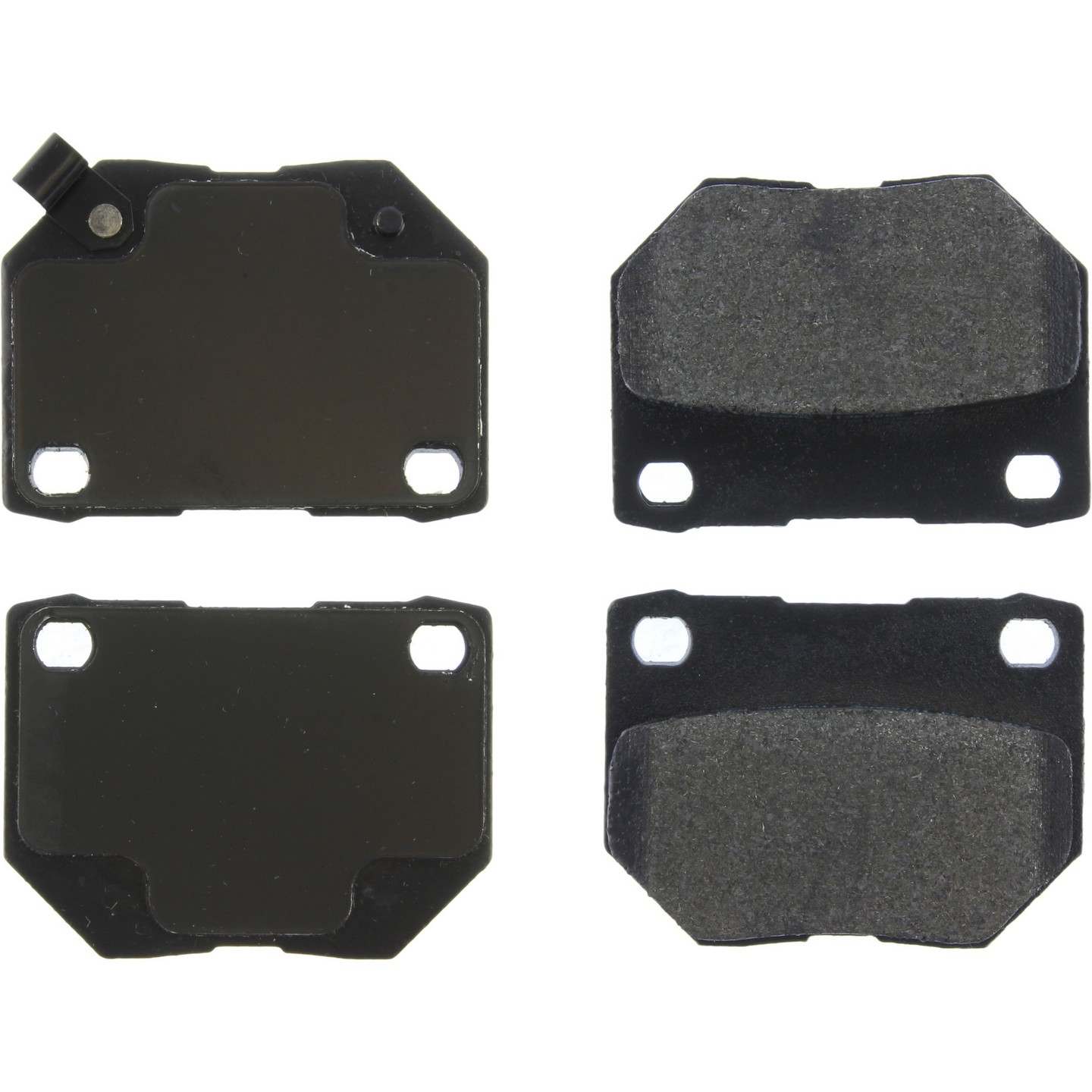 centric parts premium semi-metallic brake pads with shims  frsport 300.04611