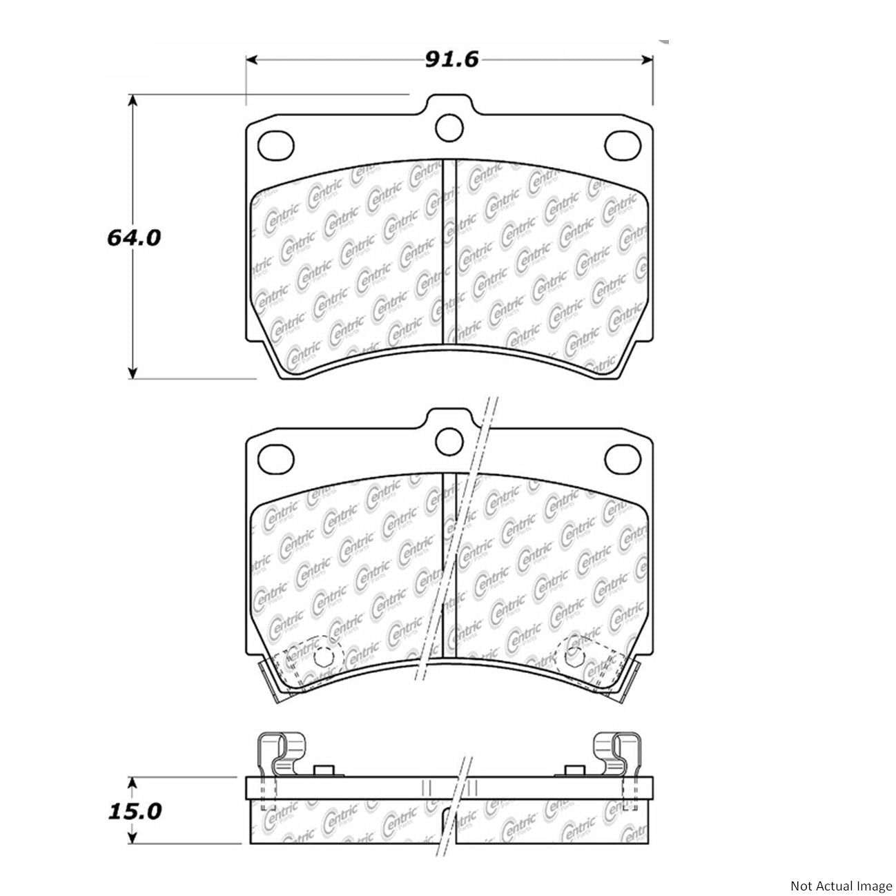 Stoptech Centric Centric Premium Brake Pads 300.04660