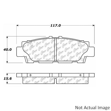 Stoptech Centric Centric Premium Brake Pads 300.04880