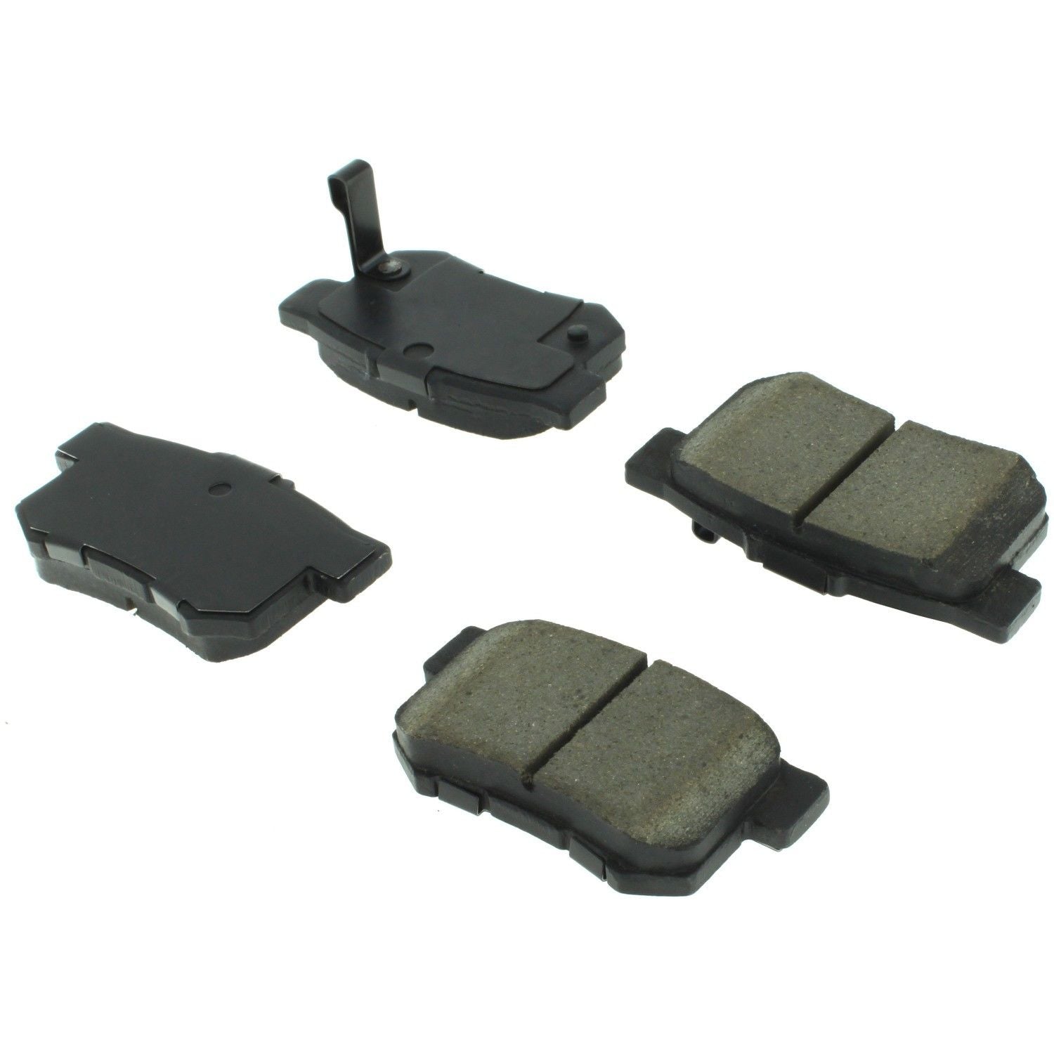 centric parts premium semi-metallic brake pads with shims and hardware  frsport 300.05360