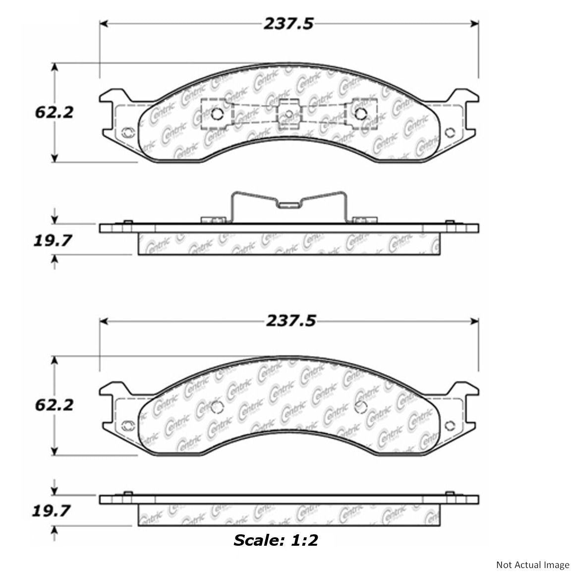 Stoptech Centric Centric Premium Brake Pads 300.05570