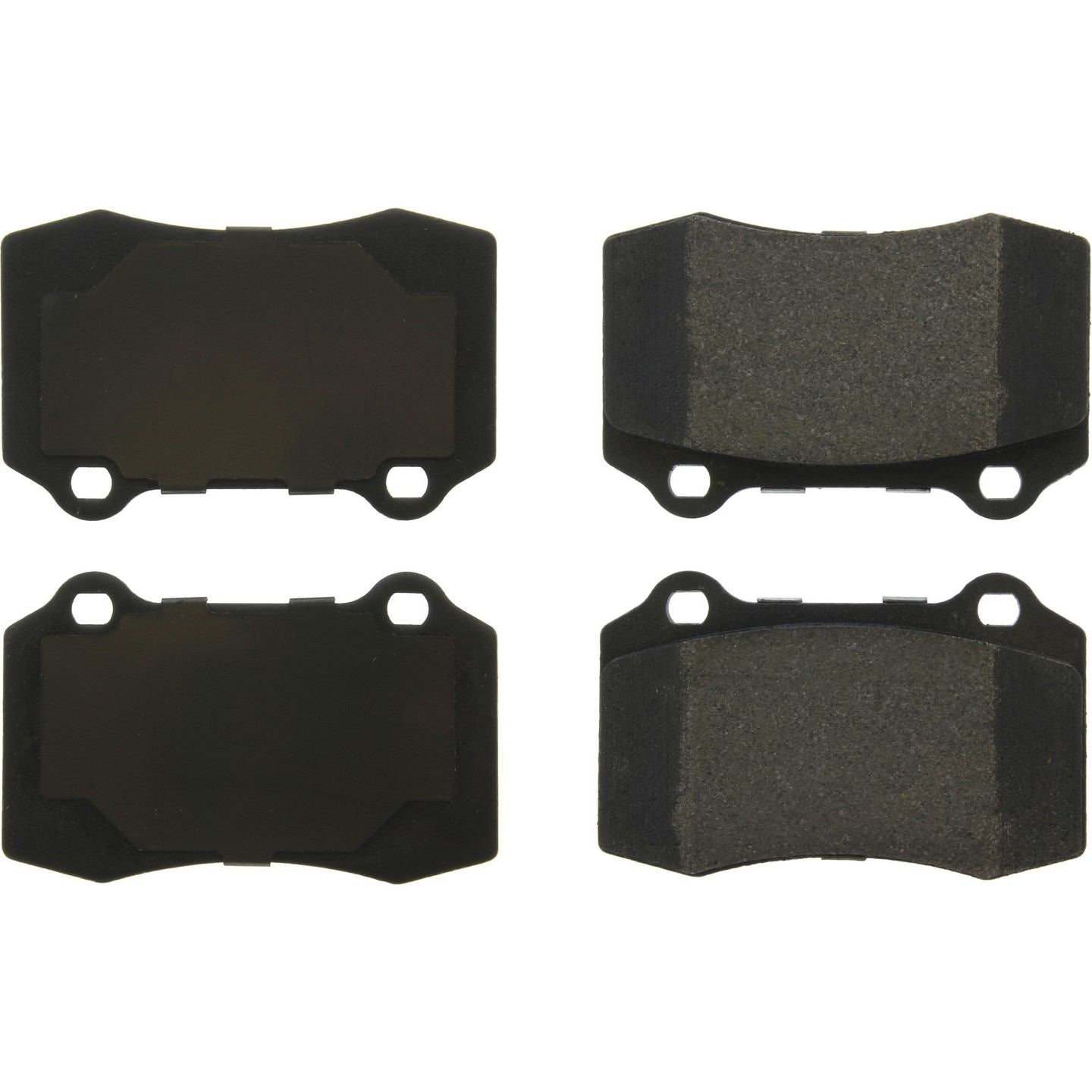 Centric Parts Premium Semi-Metallic Brake Pads with Shims  top view frsport 300.05921