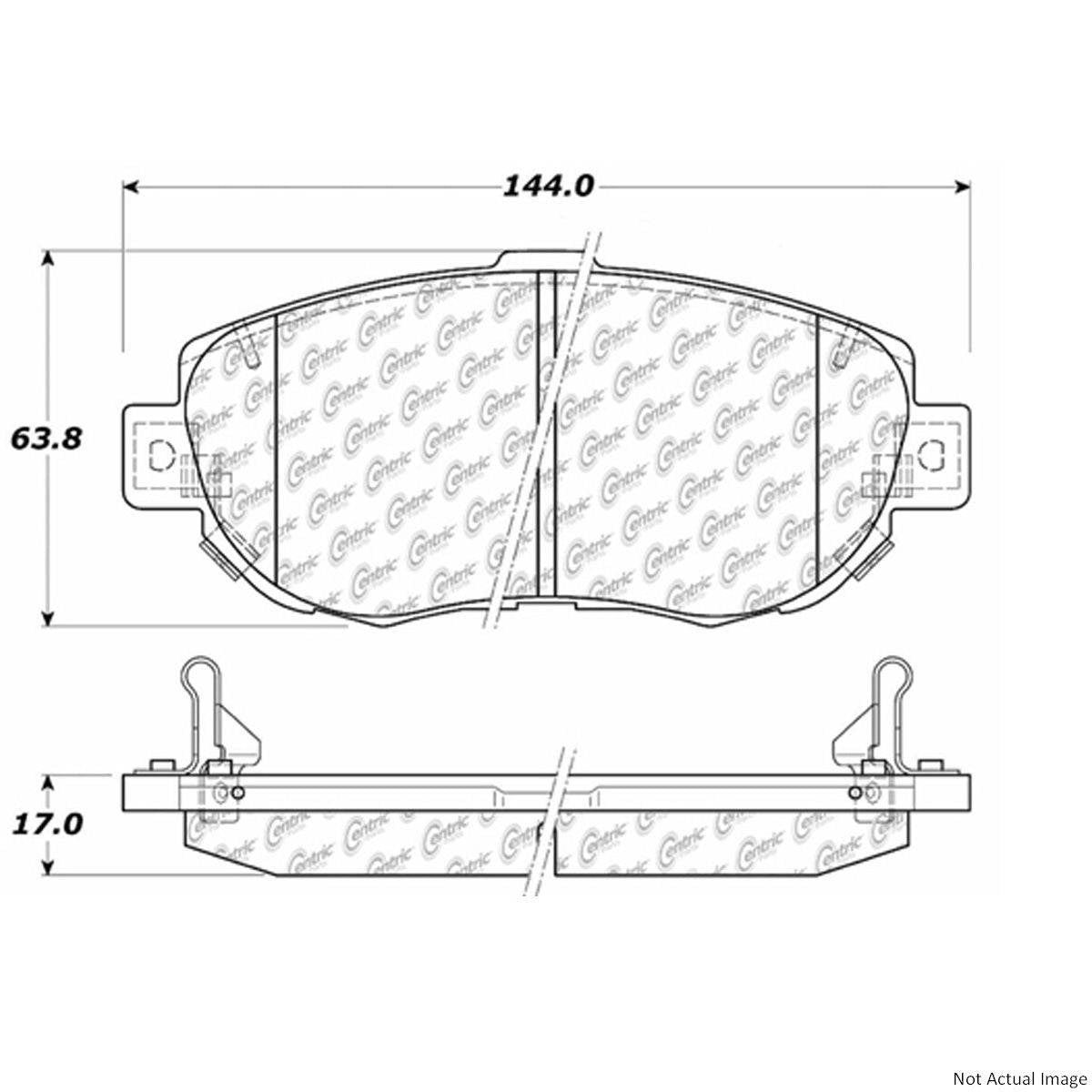 Stoptech Centric Centric Premium Brake Pads 300.06190