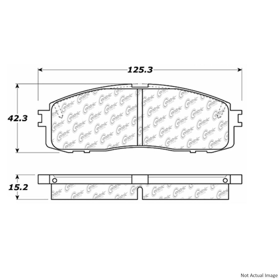 Stoptech Centric Centric Premium Brake Pads 300.06220