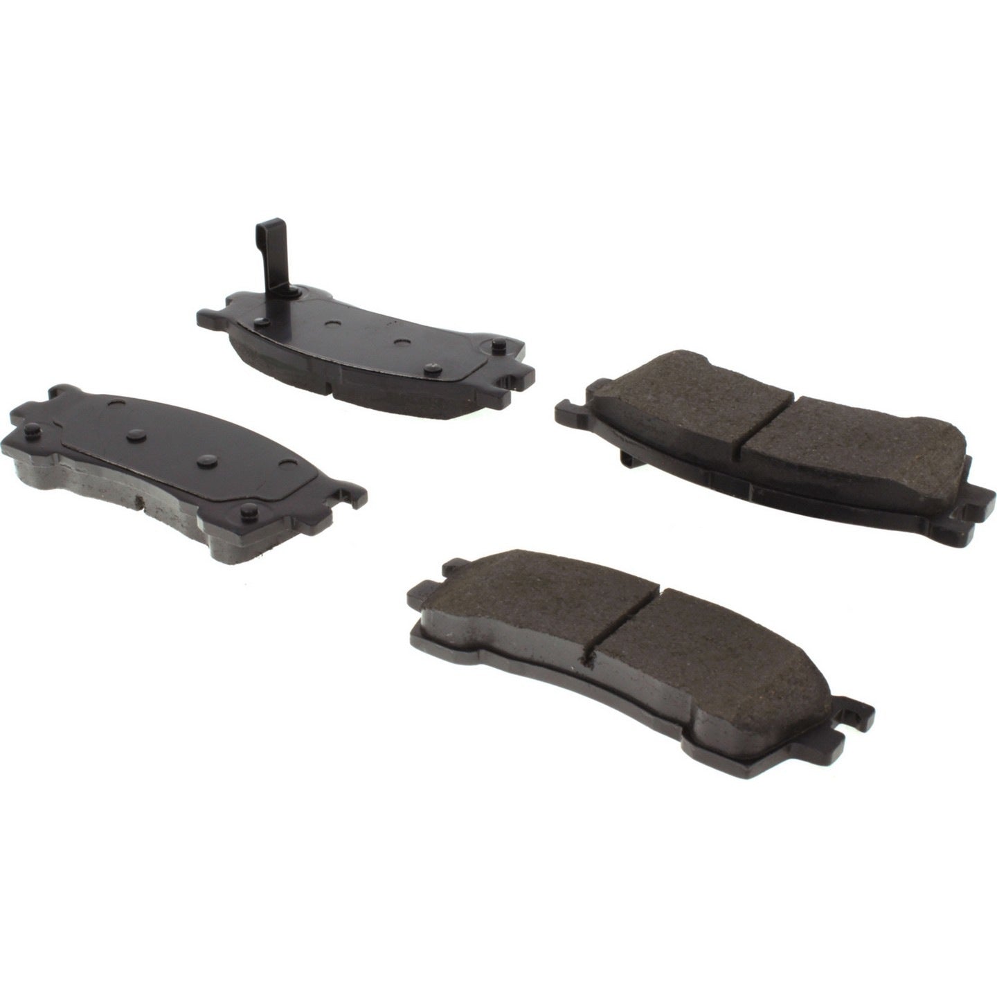 centric parts premium semi-metallic brake pads with shims and hardware  frsport 300.06370