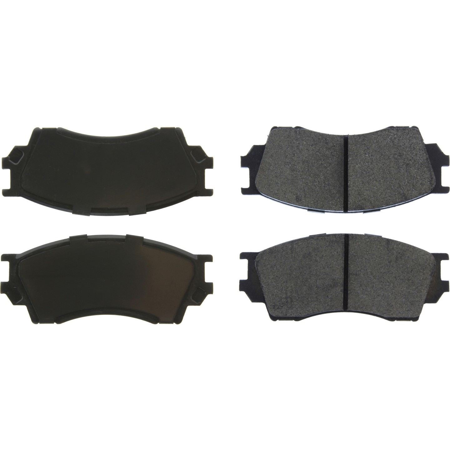 Centric Parts Premium Semi-Metallic Brake Pads with Shims and Hardware  top view frsport 300.06430