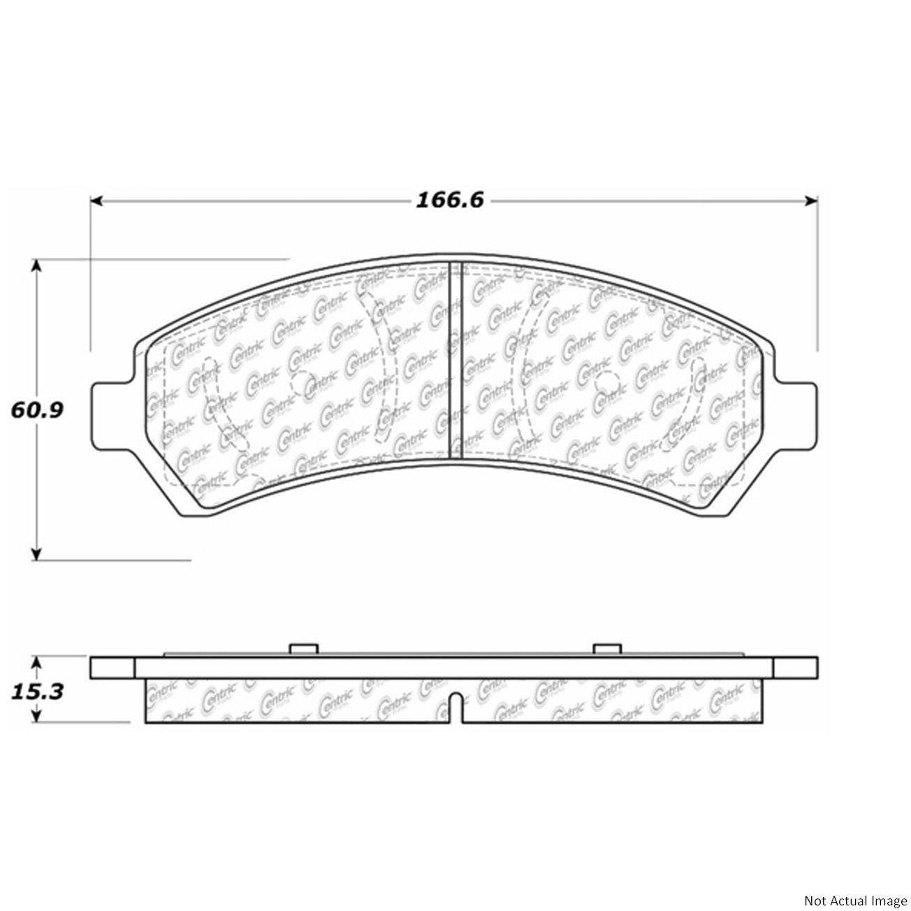 Stoptech Centric Centric Premium Brake Pads 300.07260