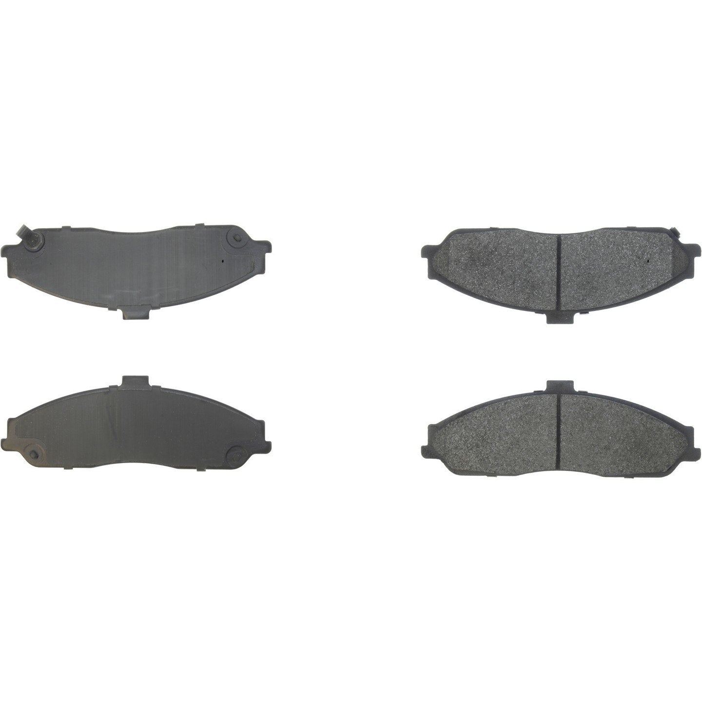 Centric Parts Premium Semi-Metallic Brake Pads with Shims and Hardware  top view frsport 300.07310