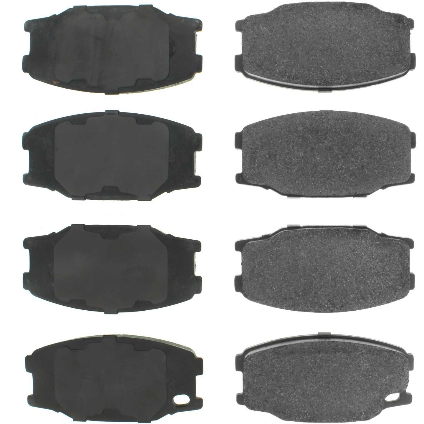 Stoptech Centric Premium Semi-Metallic Brake Pads w/Shims - Front/Rear 300.07340