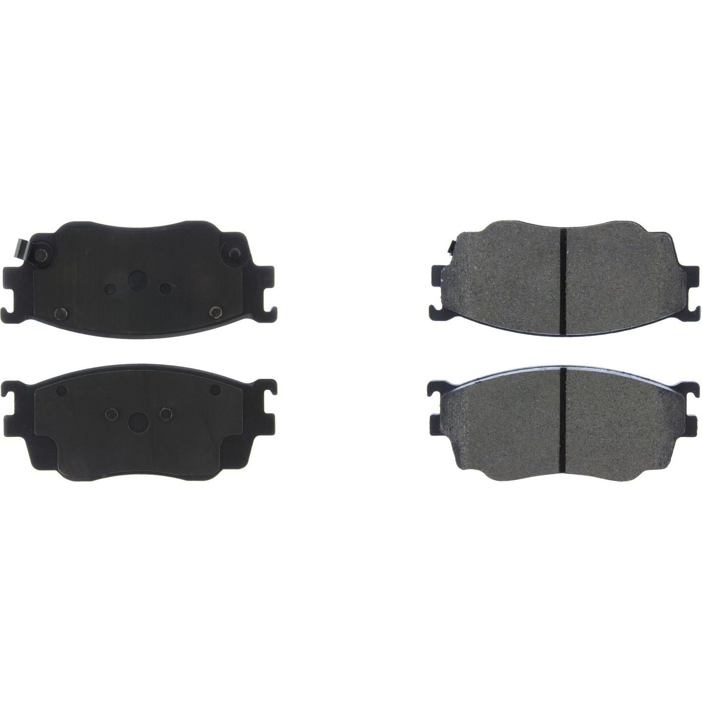 centric parts premium semi-metallic brake pads with shims and hardware  frsport 300.07550