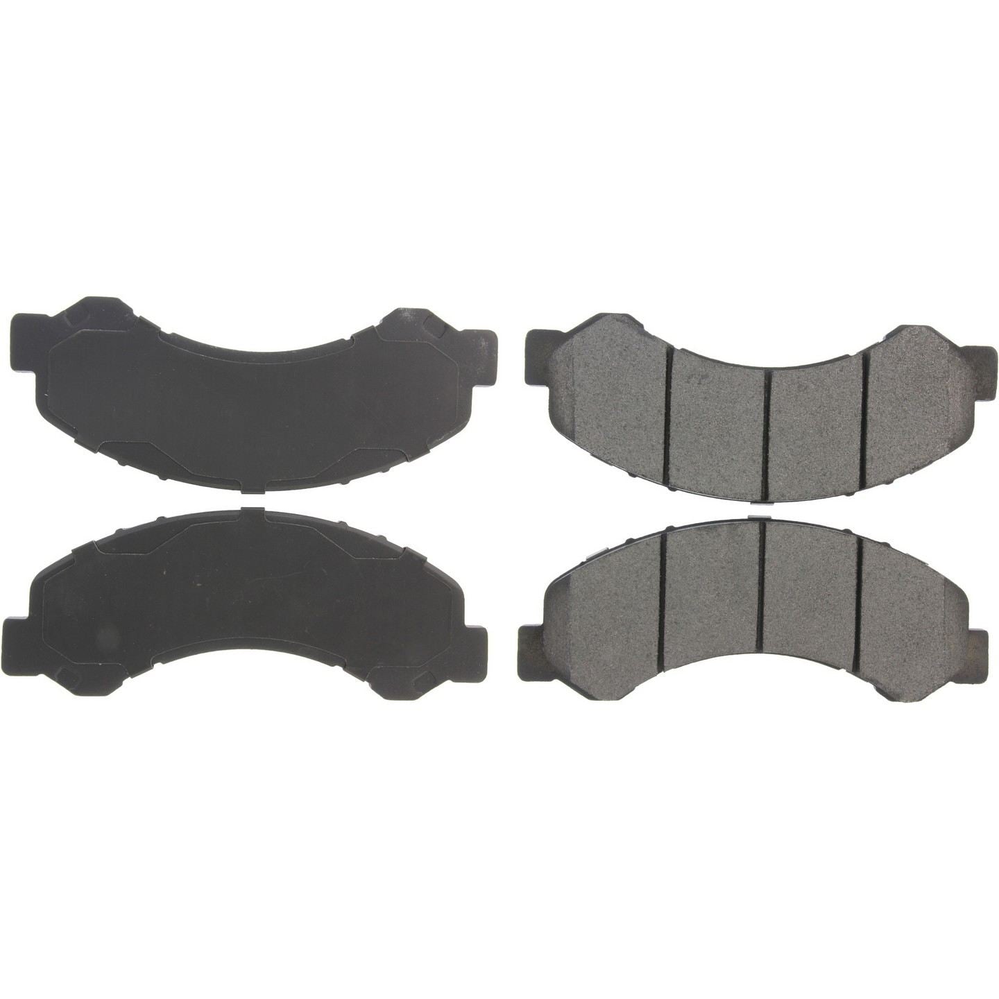 Centric Parts Premium Semi-Metallic Brake Pads with Shims and Hardware  top view frsport 300.08260