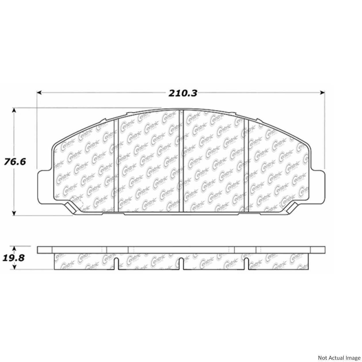 Stoptech Centric Centric Premium Brake Pads 300.08270