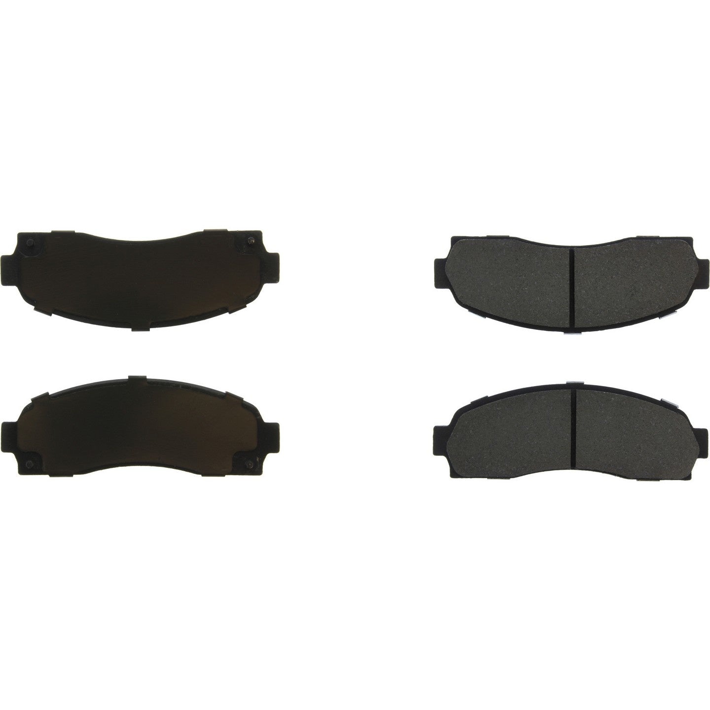 Centric Parts Premium Semi-Metallic Brake Pads with Shims and Hardware  top view frsport 300.08331