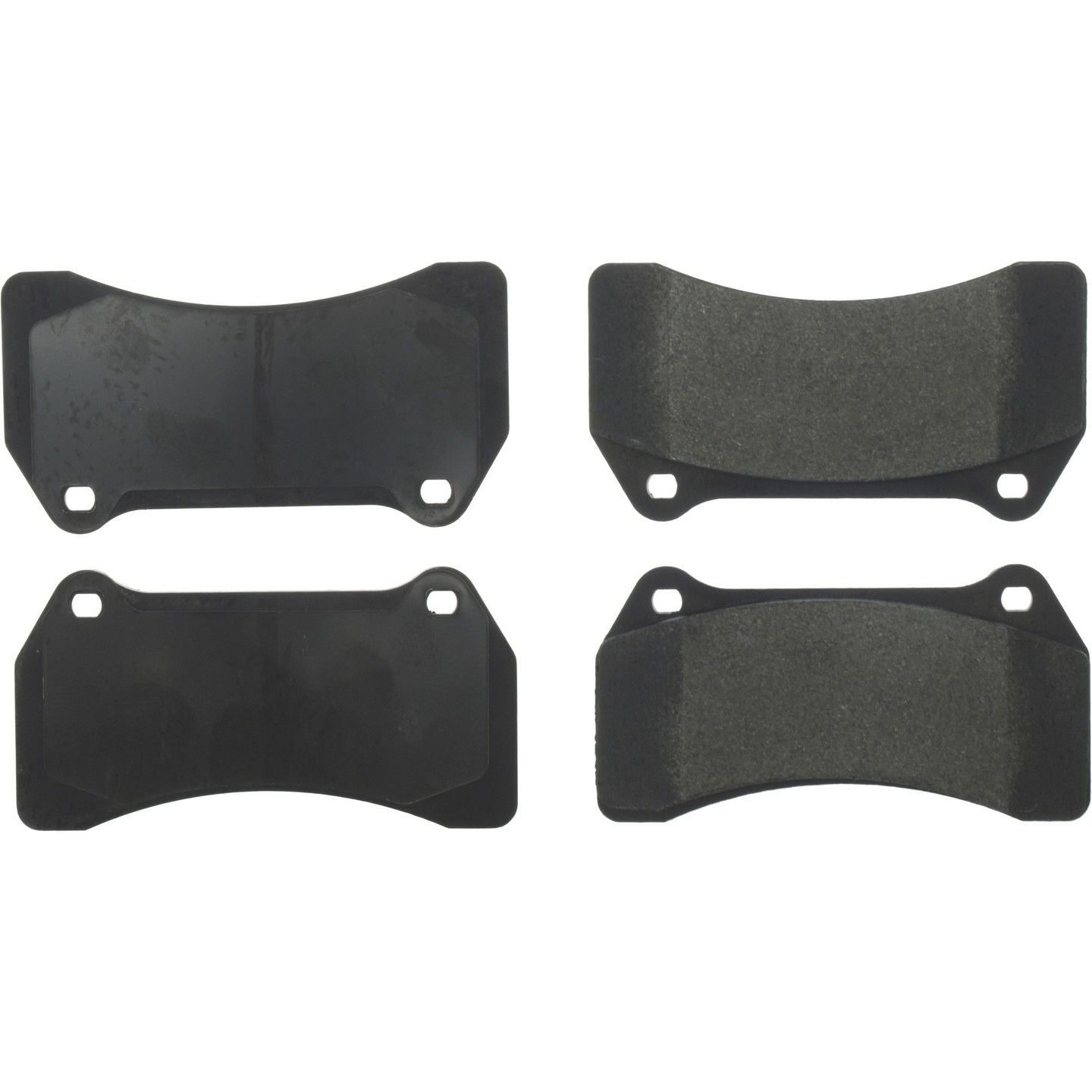 Centric Parts Premium Semi-Metallic Brake Pads with Shims and Hardware  top view frsport 300.09380